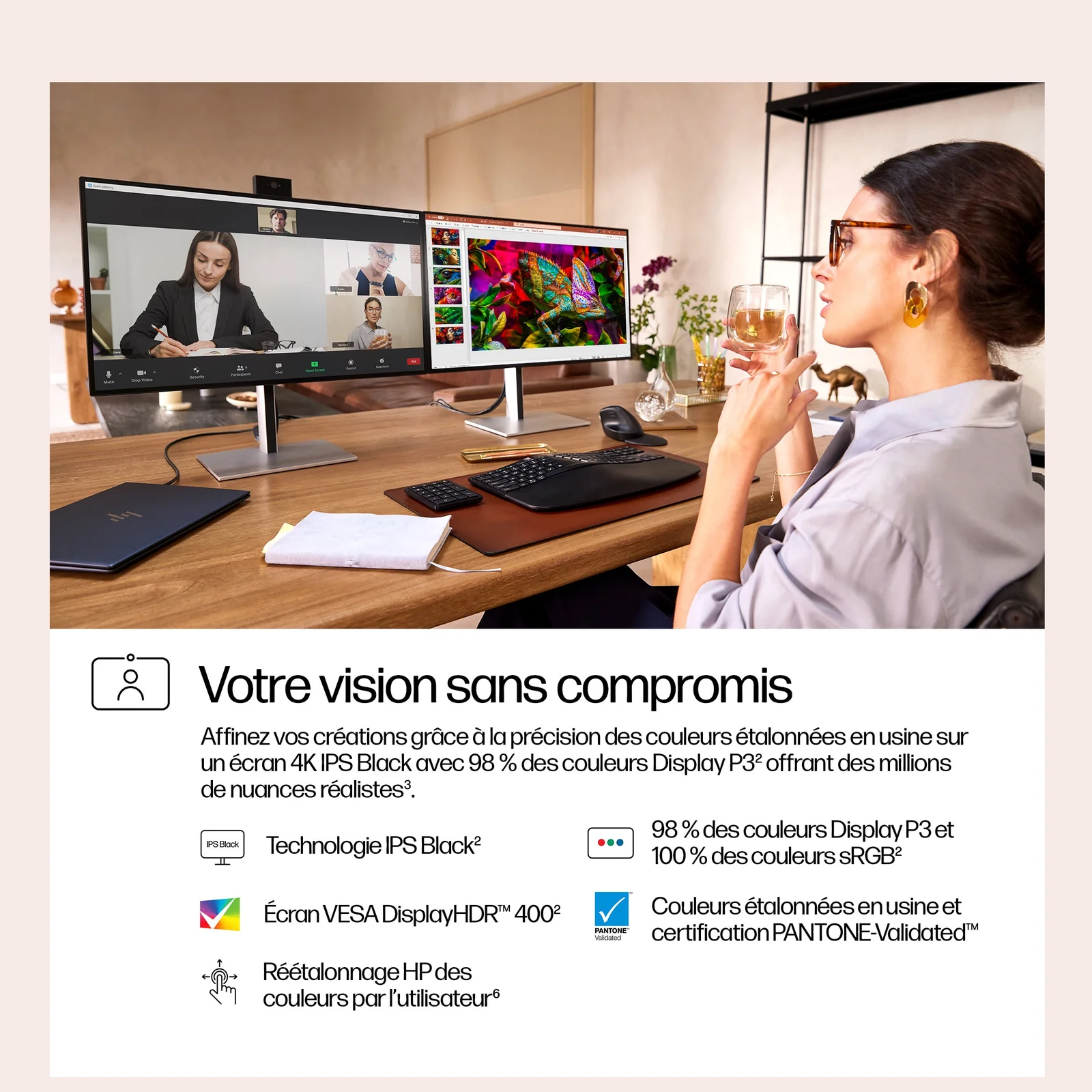 HP Écran pour conférence 4K Series 7 Pro 27 pouces - 727pm