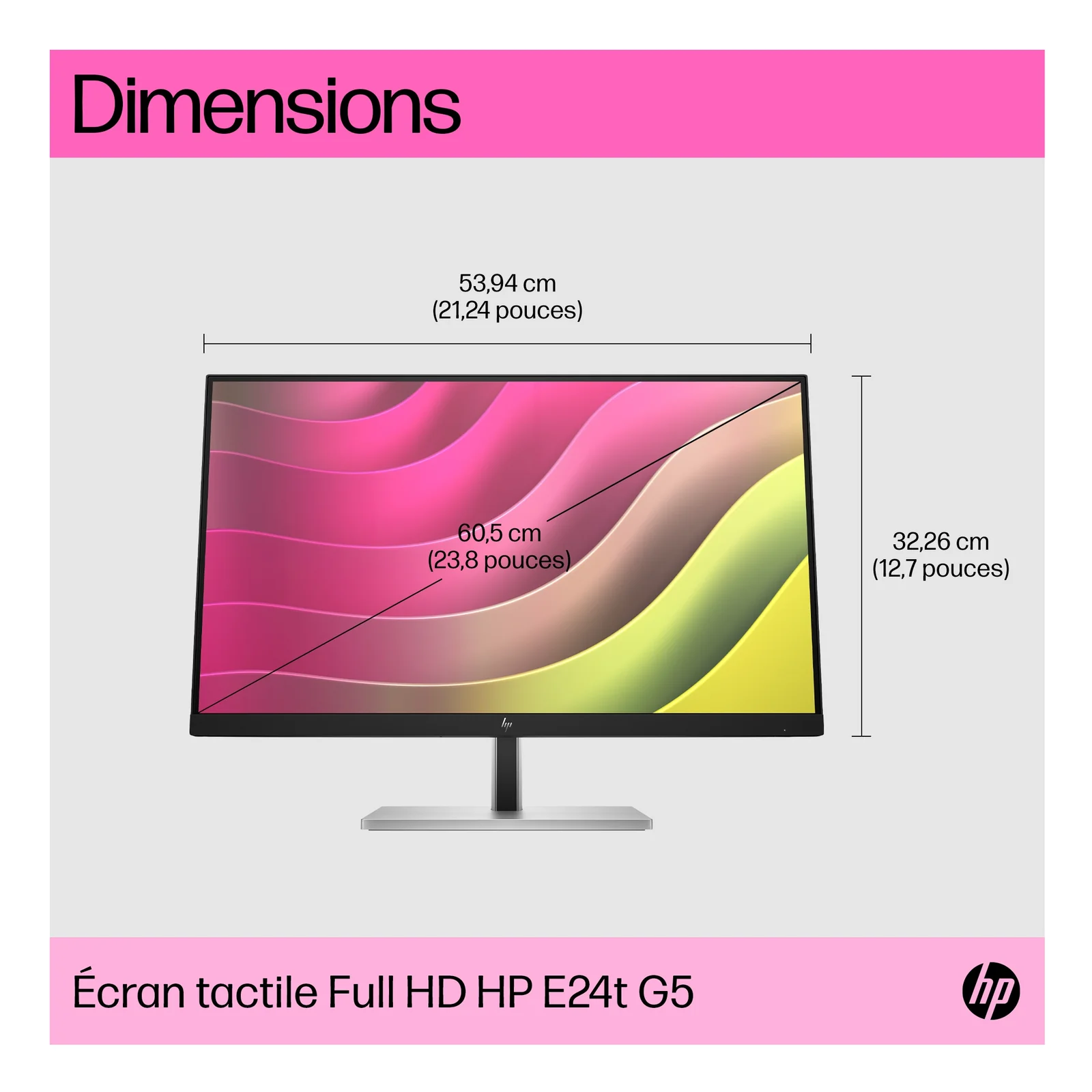 HP Écran tactile FHD E24t G5