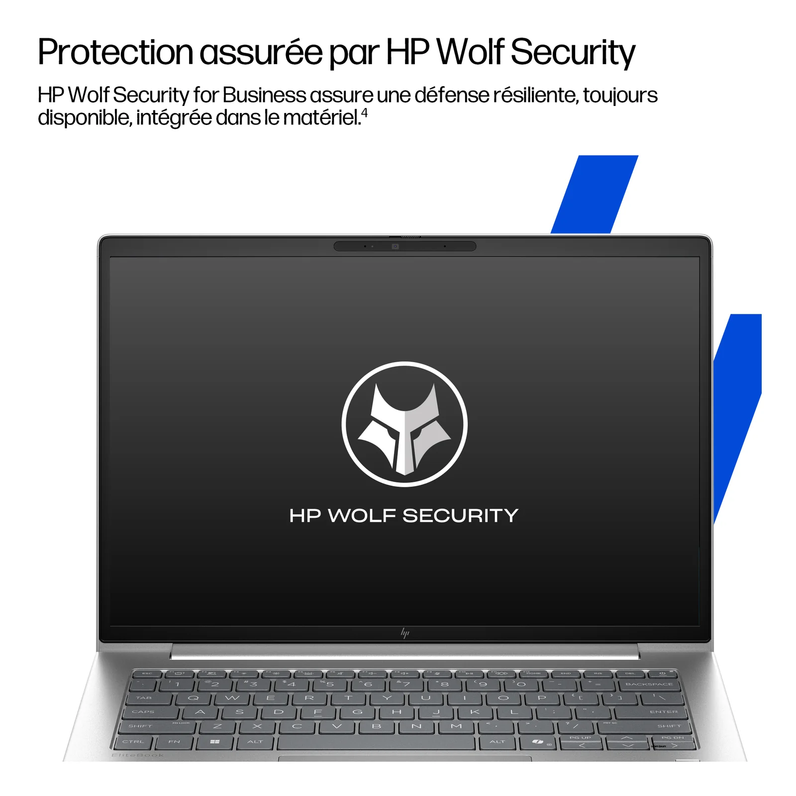 HP EliteBook 6 G1i AI PC Wolf Pro Security Edition Intel Core Ultra 5 225U Ordinateur portable 40,6 cm (16") WUXGA 16 Go DDR5-SDRAM 512 Go SSD Wi-Fi 7 (802.11be) Windows 11 Pro Argent