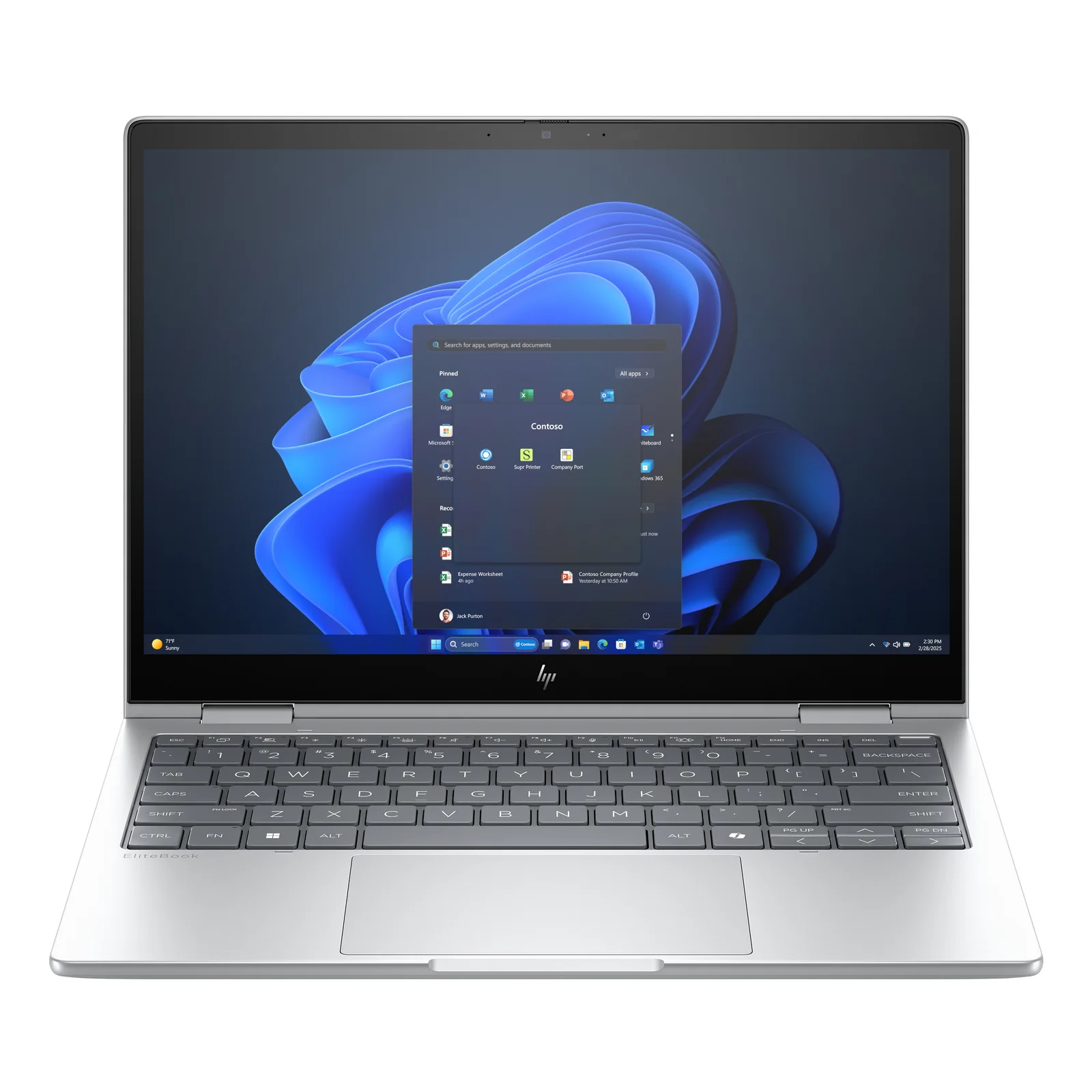 EliteBook 8 Flip G1i 13 inch Notebook AI PC Wolf Pro Security Edition Intel Core Ultra 5 225U Hybride (2-en-1) 33,8 cm (13.3") Écran tactile WUXGA 16 Go LPDDR5x-SDRAM 512 Go SSD Wi-Fi 7 (802.11be) Windows 11 Pro Argent