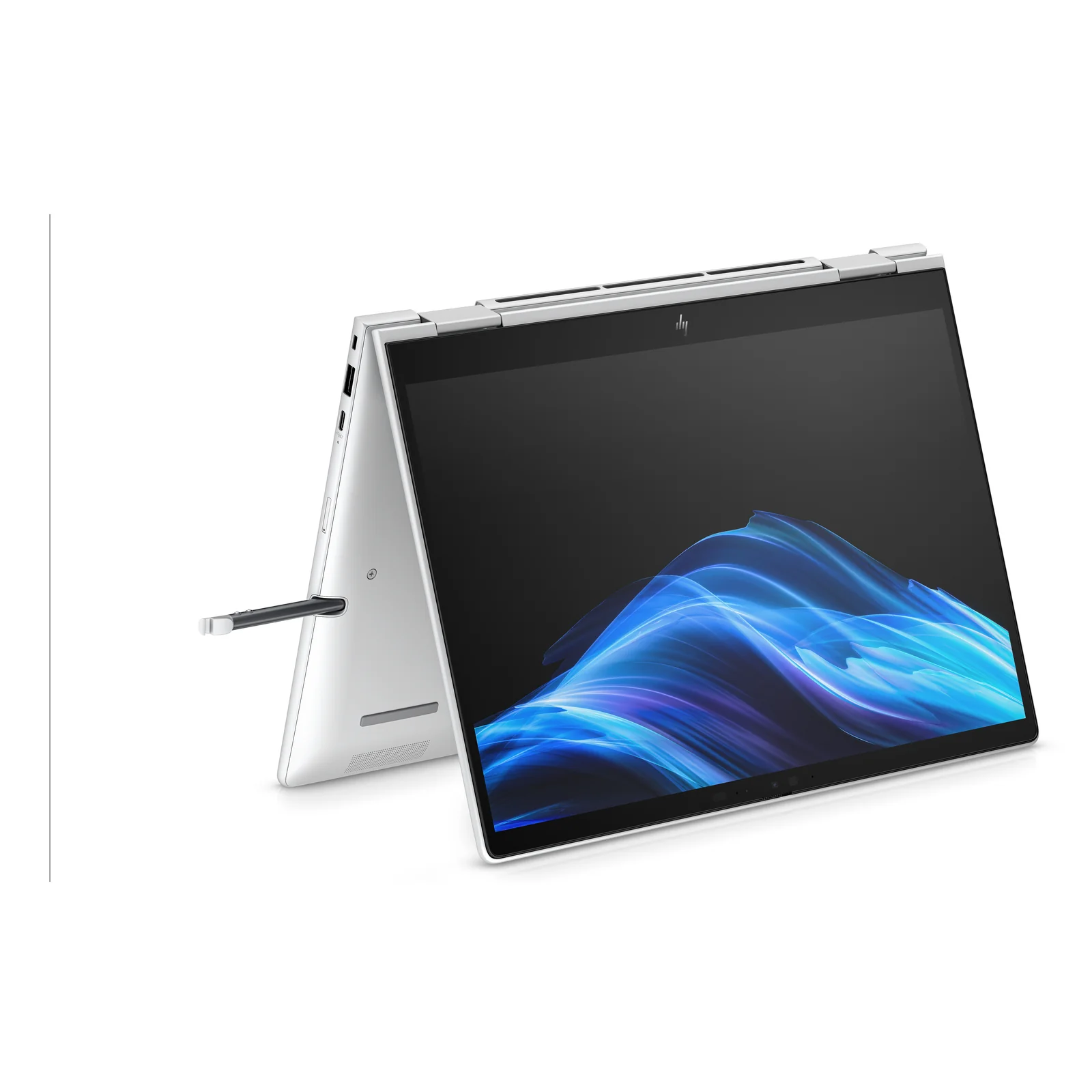 HP EliteBook 8 Flip G1i 13 inch Notebook AI PC Wolf Pro Security Edition Intel Core Ultra 5 225U Hybride (2-en-1) 33,8 cm (13.3") Écran tactile WUXGA 16 Go LPDDR5x-SDRAM 512 Go SSD Wi-Fi 7 (802.11be) Windows 11 Pro Argent