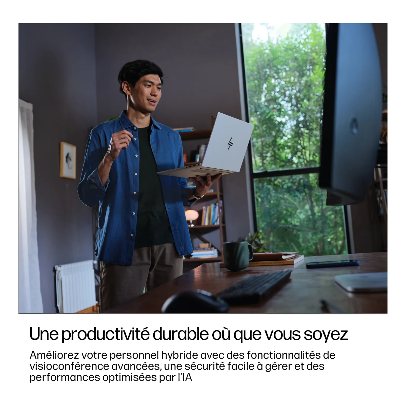 HP EliteBook 8 G1i 14 inch Notebook AI PC Wolf Pro Security Edition Intel Core Ultra 5 225U Ordinateur portable 35,6 cm (14") WUXGA 16 Go DDR5-SDRAM 512 Go SSD Wi-Fi 7 (802.11be) Windows 11 Pro Argent