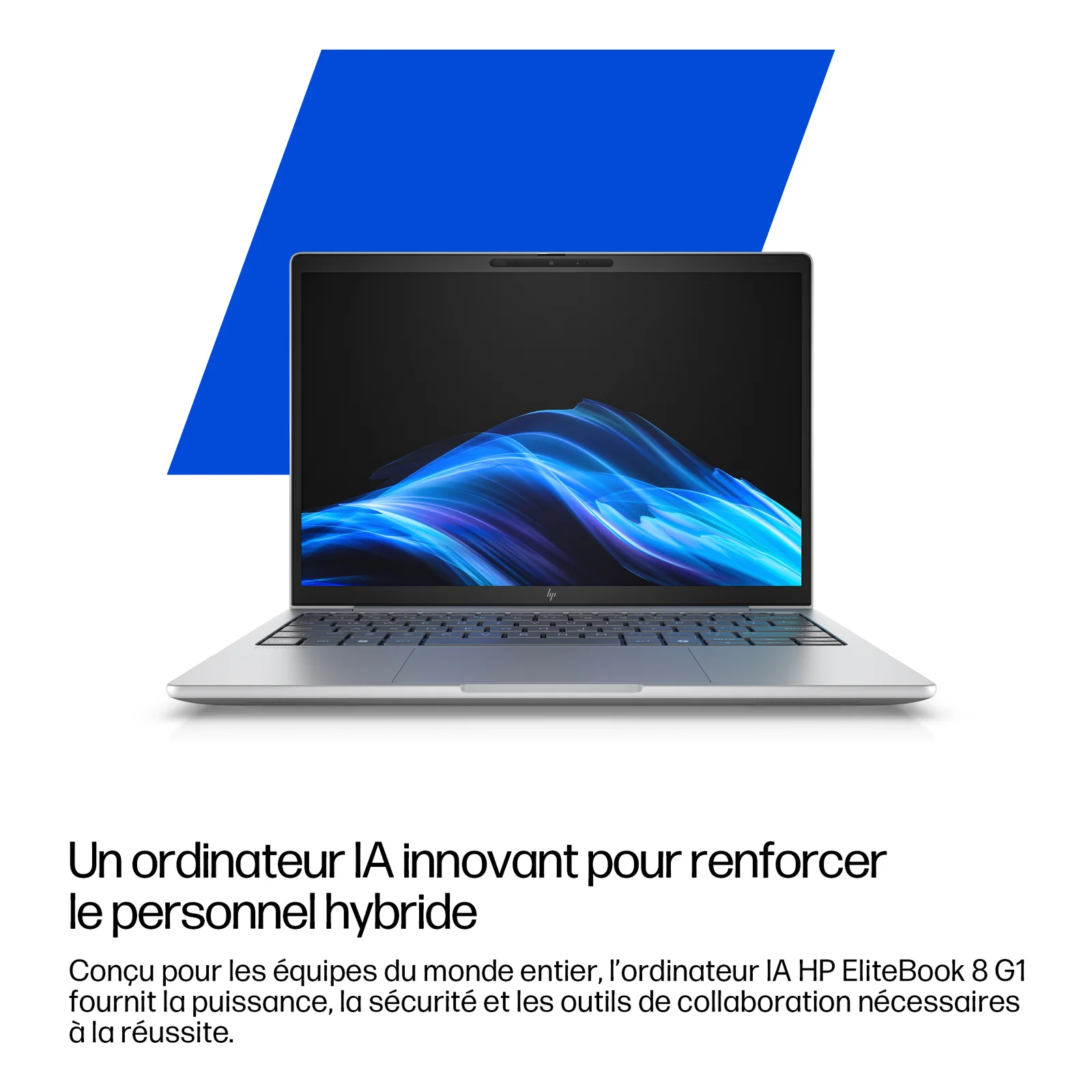 HP EliteBook 8 G1i 14 inch Notebook AI PC Wolf Pro Security Edition Intel Core Ultra 5 225U Ordinateur portable 35,6 cm (14") WUXGA 16 Go DDR5-SDRAM 512 Go SSD Wi-Fi 7 (802.11be) Windows 11 Pro Argent