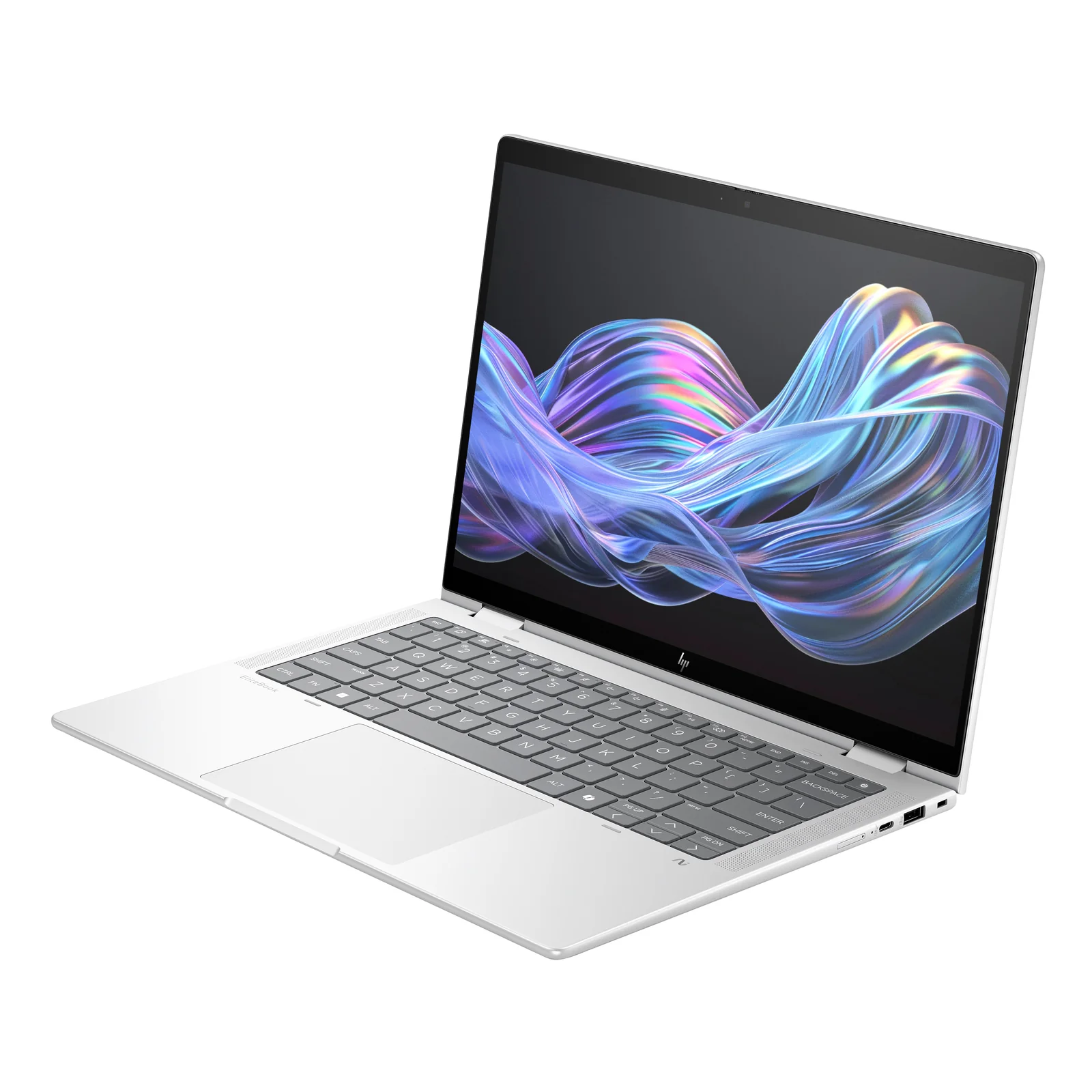 HP EliteBook X Flip G1i Next Gen AI PC Wolf Pro Security Edition Copilot+ PC Intel Core Ultra 7 258V Hybride (2-en-1) 35,6 cm (14") Écran tactile WUXGA 32 Go LPDDR5x-SDRAM 1 To SSD Wi-Fi 7 (802.11be) Windows 11 Pro Argent