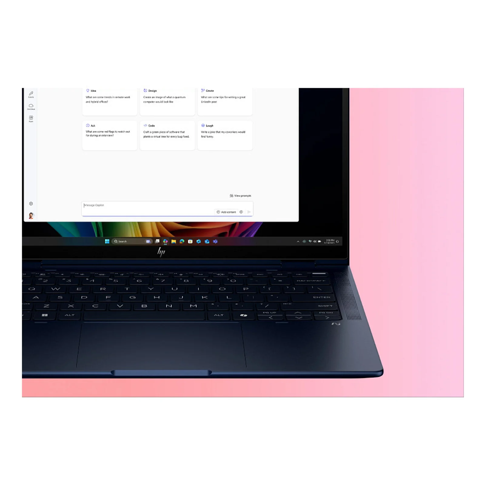 HP EliteBook X Flip G1i Next Gen AI Wolf Pro Security Edition Copilot+ PC Intel Core Ultra 5 228V Hybride (2-en-1) 35,6 cm (14") Écran tactile WUXGA 32 Go LPDDR5x-SDRAM 512 Go SSD Wi-Fi 7 (802.11be) Windows 11 Pro Bleu