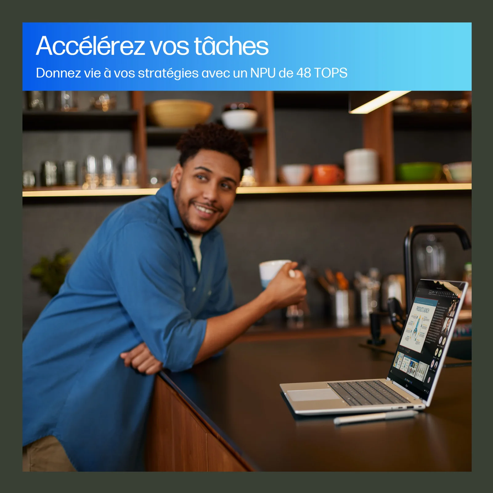 HP EliteBook X Flip G1i Next Gen AI Wolf Pro Security Edition Copilot+ PC Intel Core Ultra 5 228V Hybride (2-en-1) 35,6 cm (14") Écran tactile WUXGA 32 Go LPDDR5x-SDRAM 512 Go SSD Wi-Fi 7 (802.11be) Windows 11 Pro Argent