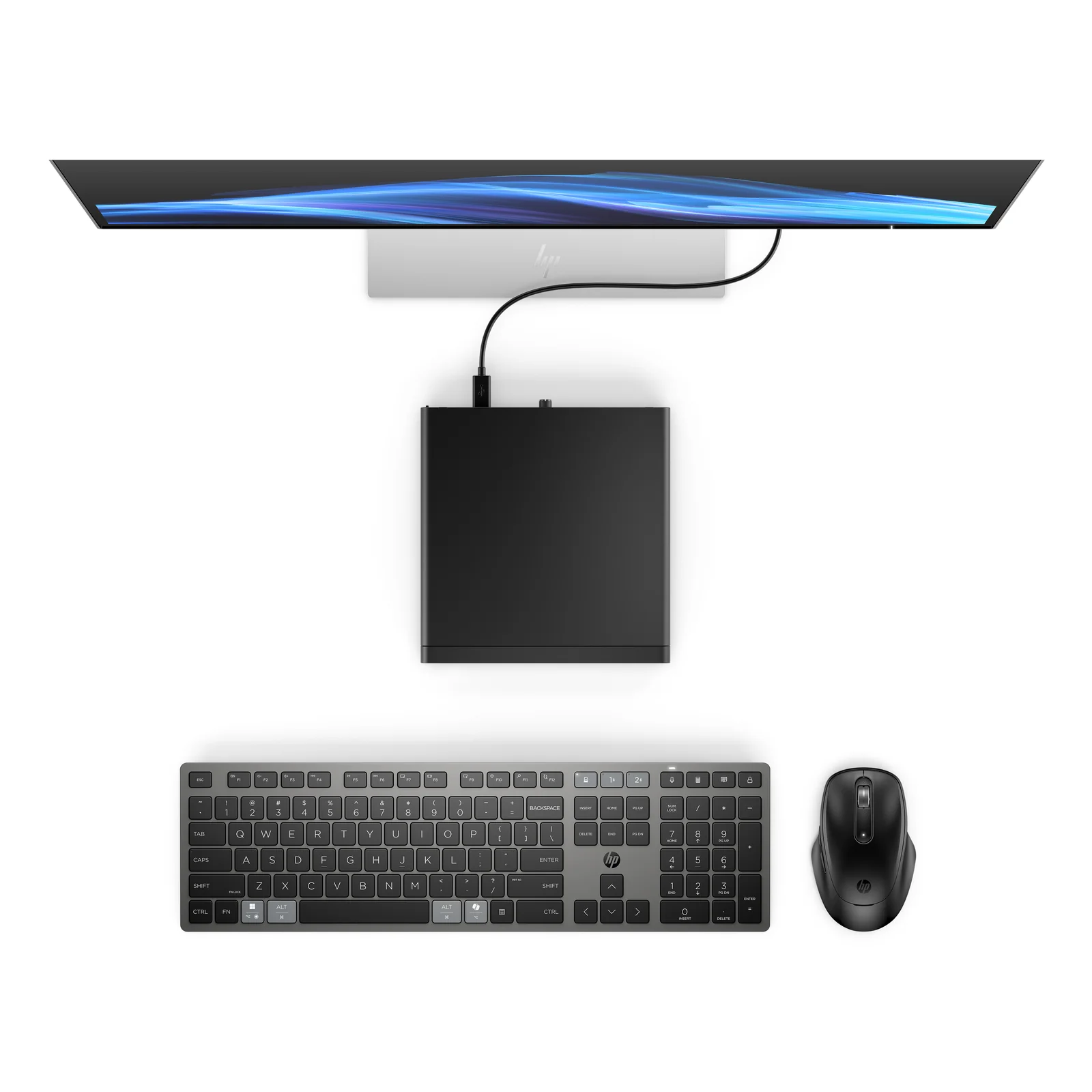 HP EliteDesk 8 Mini G1a Next Gen AI Wolf Pro Security Edition Copilot+ PC AMD Ryzen AI 5 340 32 Go DDR5-SDRAM 1 To SSD Windows 11 Pro Mini PC AI PC Noir