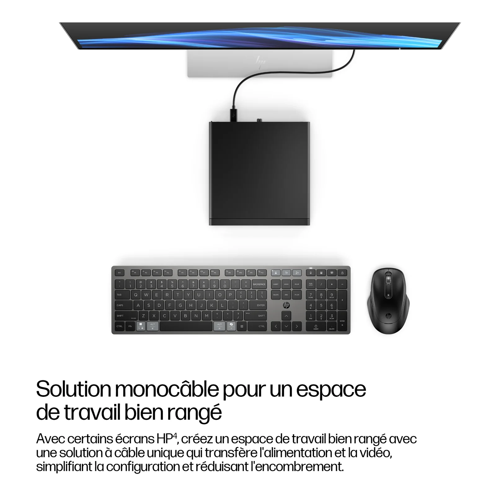 HP EliteDesk 8 Mini G1i AI Intel Core Ultra 7 265T 24 Go DDR5-SDRAM 512 Go SSD Windows 11 Pro Mini PC AI PC Noir