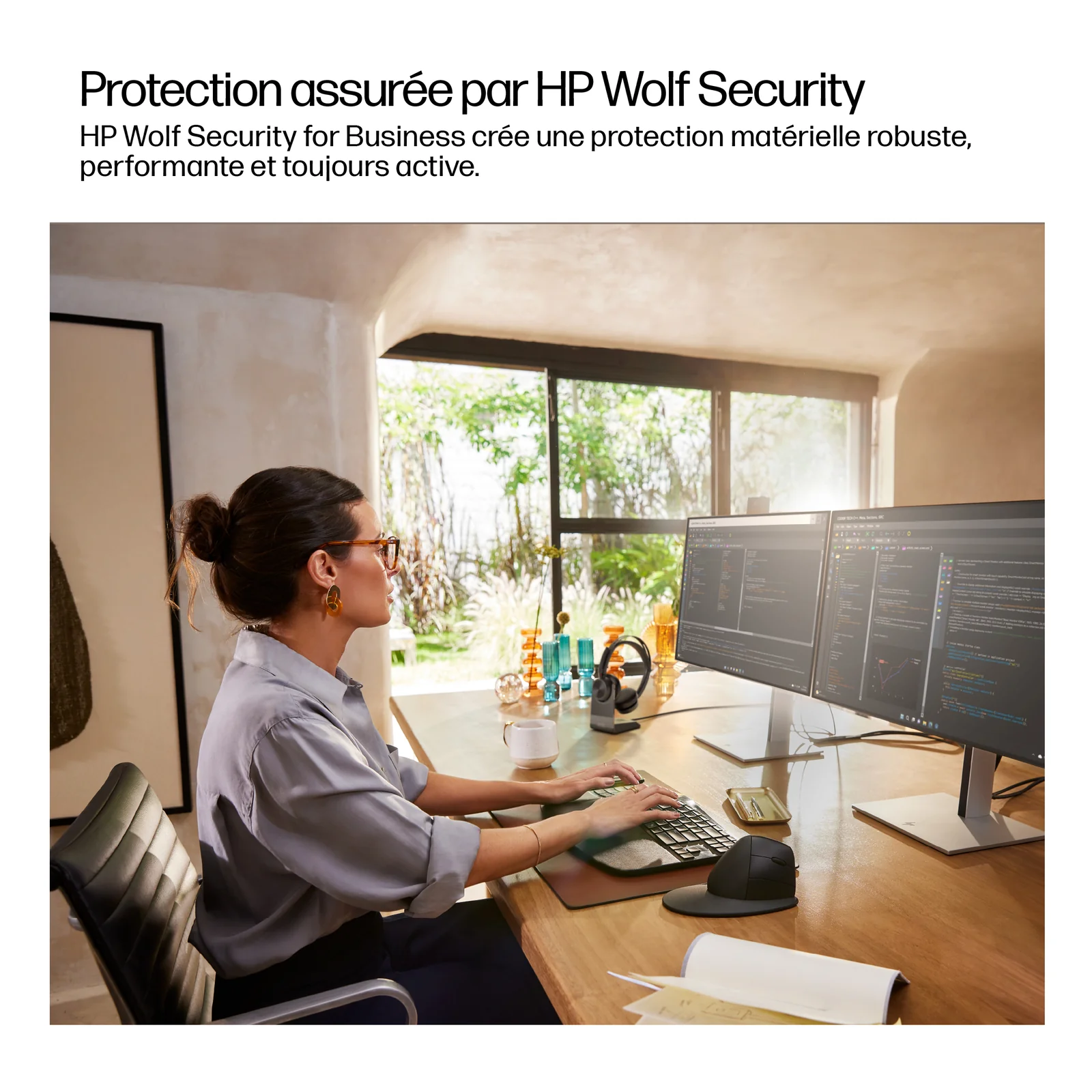 HP EliteDesk 8 SFF G1i AI Wolf Pro Security Edition Intel Core Ultra 7 265 16 Go DDR5-SDRAM 512 Go SSD NVIDIA RTX A400 Windows 11 Pro PC AI PC Noir