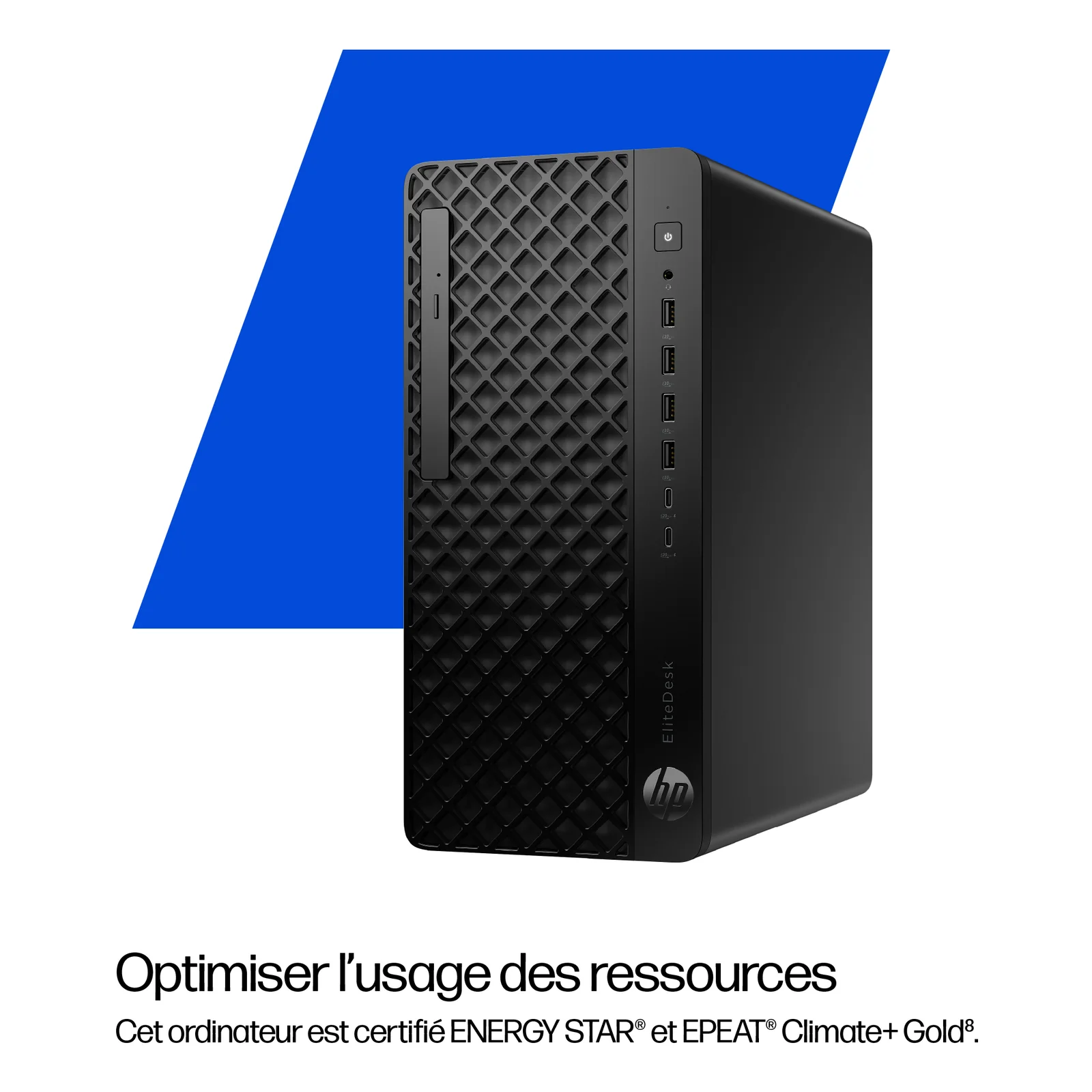 HP EliteDesk 8 SFF G1i AI Wolf Pro Security Edition Intel Core Ultra 9 285 32 Go DDR5-SDRAM 1 To SSD NVIDIA RTX A400 Windows 11 Pro PC AI PC Noir