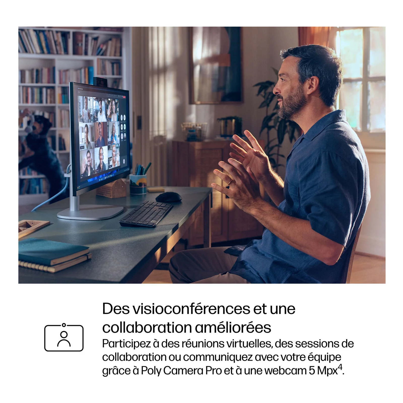 HP EliteStudio 8 G1i AI PC Wolf Pro Security Edition Intel Core Ultra 5 235 60,5 cm (23.8") 1920 x 1080 pixels Écran tactile PC All-in-One 8 Go DDR5-SDRAM 256 Go SSD Windows 11 Pro Wi-Fi 6E (802.11ax) Argent