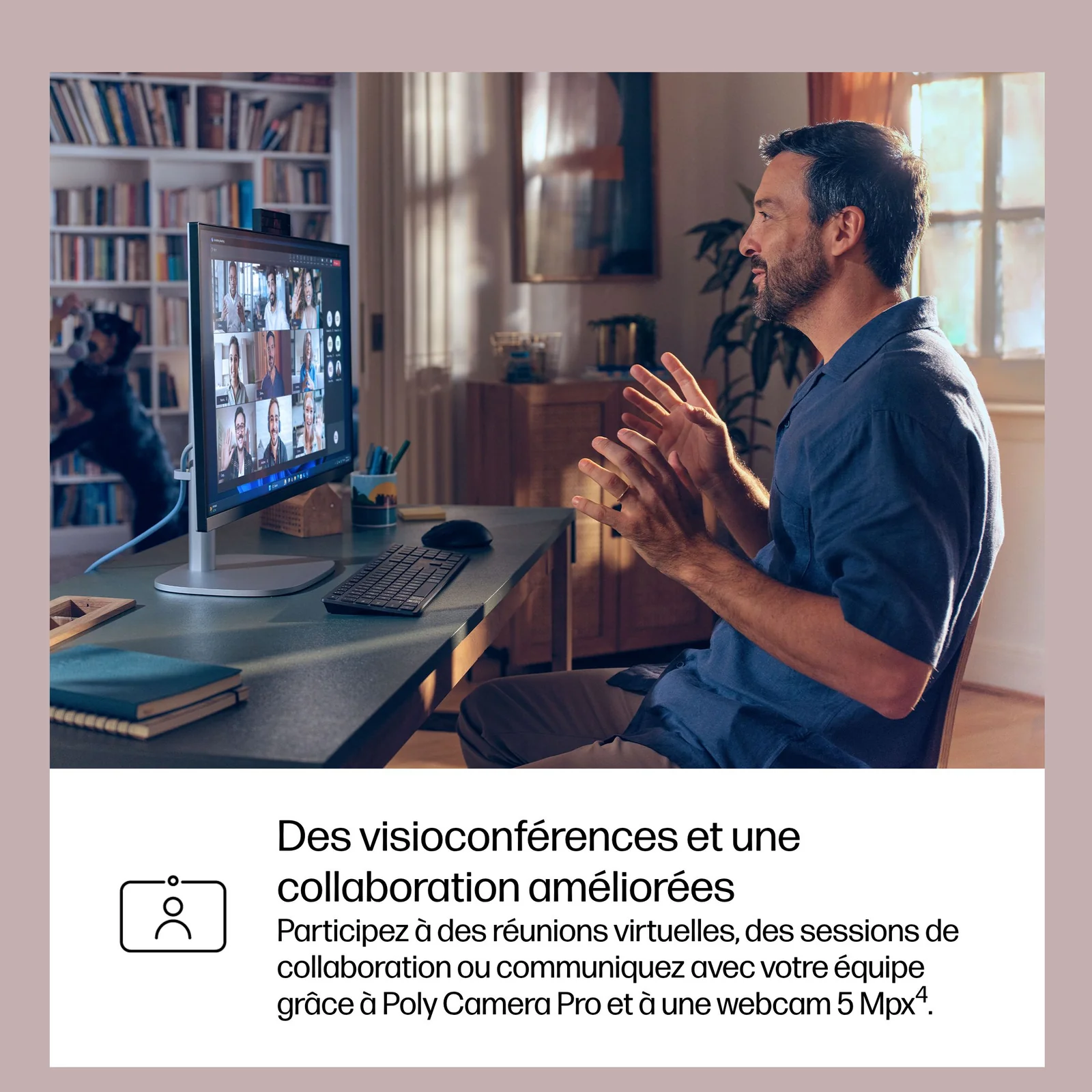 HP EliteStudio 8 G1i AI PC Wolf Pro Security Edition Intel Core Ultra 5 235 60,5 cm (23.8") 1920 x 1080 pixels PC All-in-One 16 Go DDR5-SDRAM 512 Go SSD Windows 11 Pro Wi-Fi 6E (802.11ax) Argent
