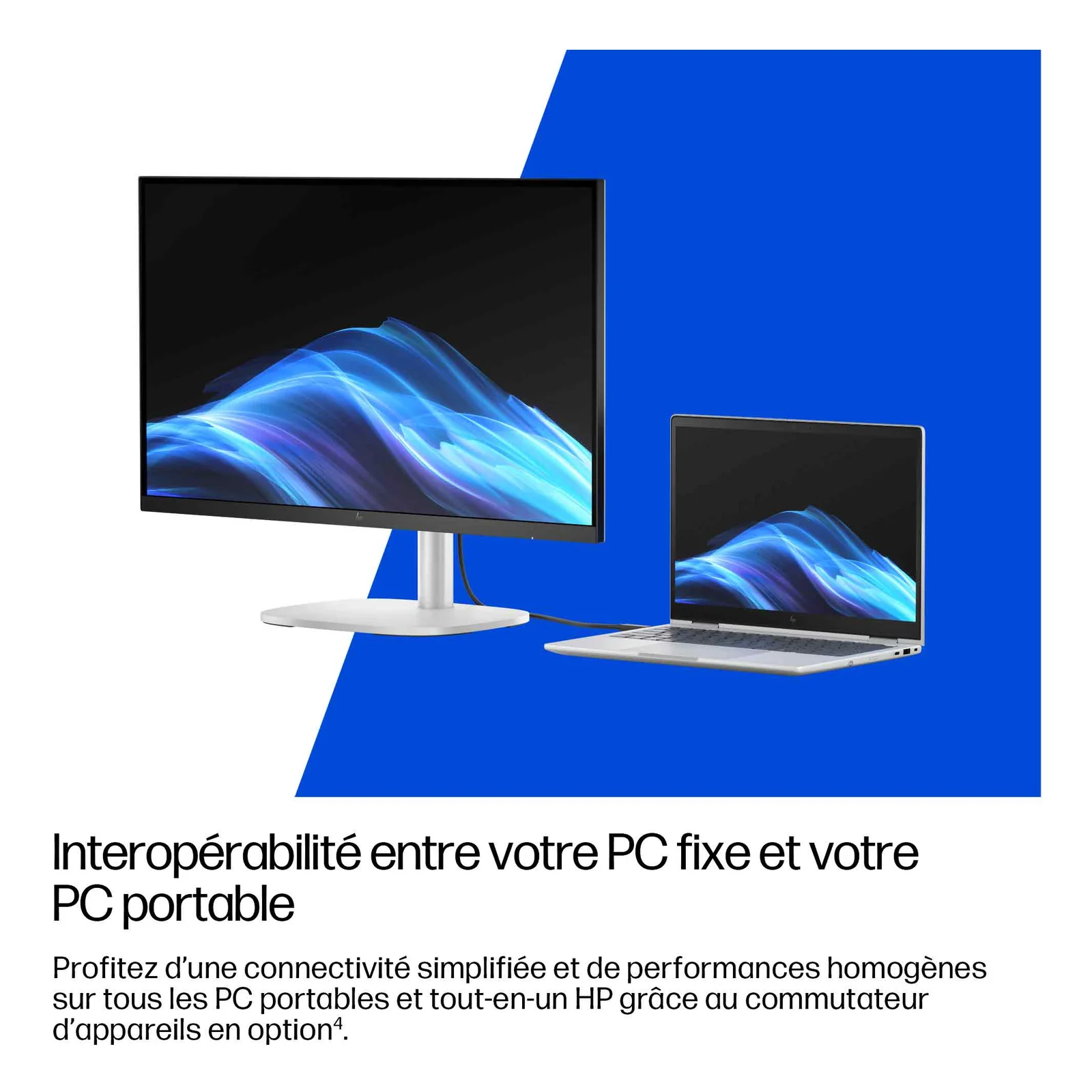 HP EliteStudio 8 G1i AI PC Wolf Pro Security Edition Intel Core Ultra 7 265 68,6 cm (27") 2560 x 1440 pixels Écran tactile PC All-in-One 16 Go DDR5-SDRAM 512 Go SSD Windows 11 Pro Wi-Fi 6E (802.11ax) Argent