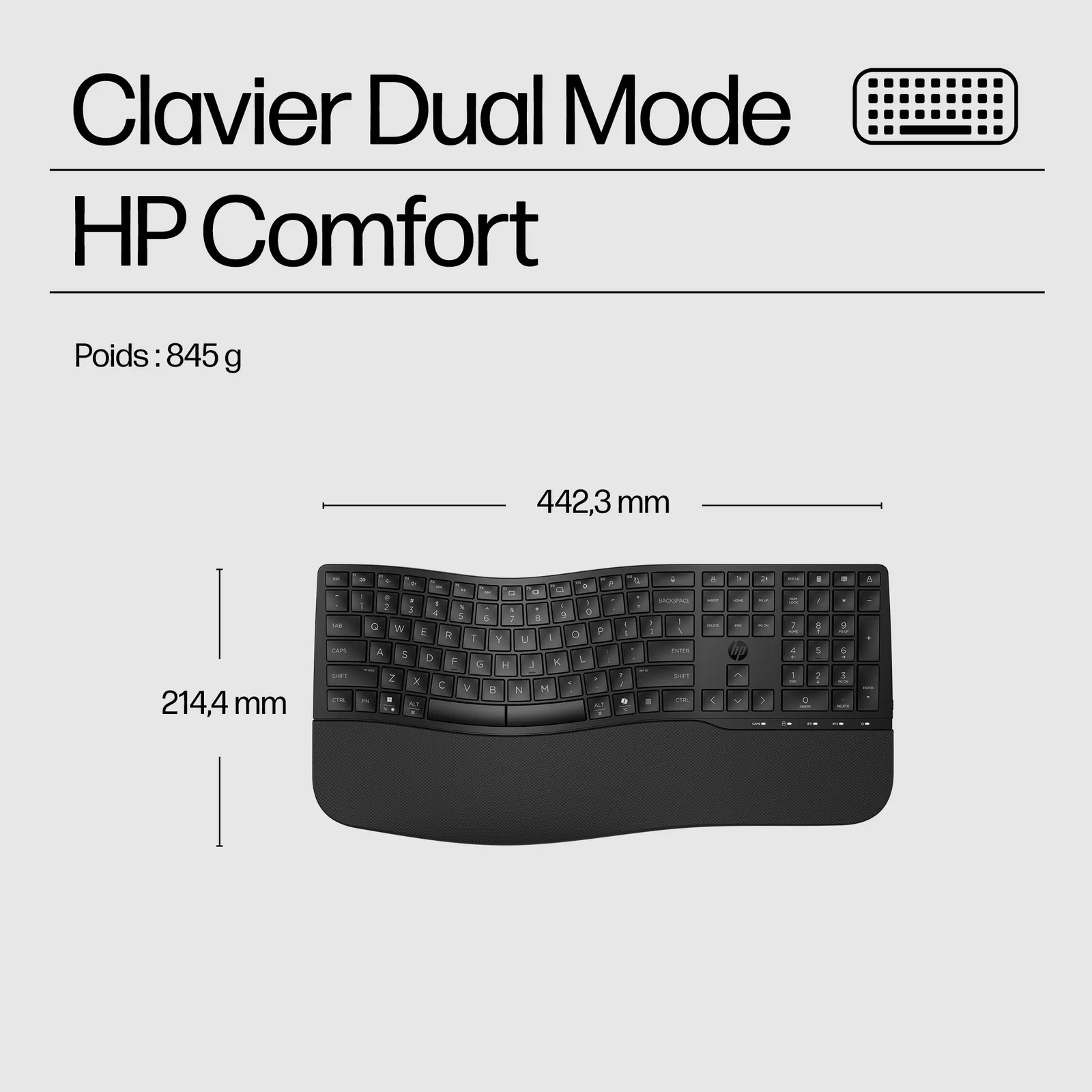 HP Ensemble clavier et souris hybride 685 Comfort
