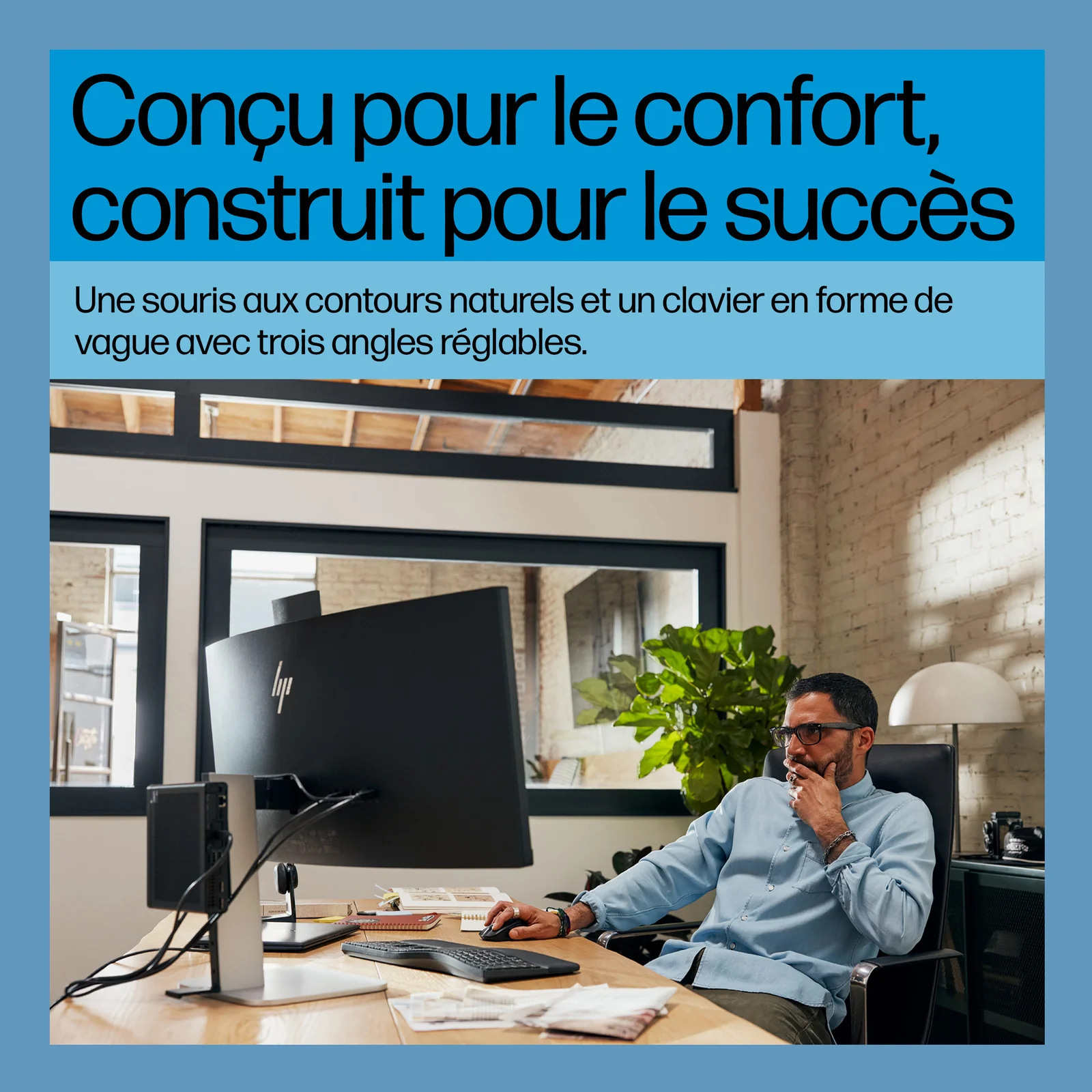 HP Ensemble clavier et souris hybride 685 Comfort