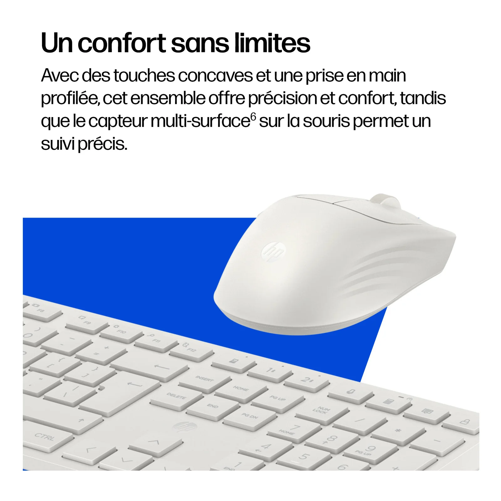 HP Ensemble clavier et souris hybride multi-appareils 495C