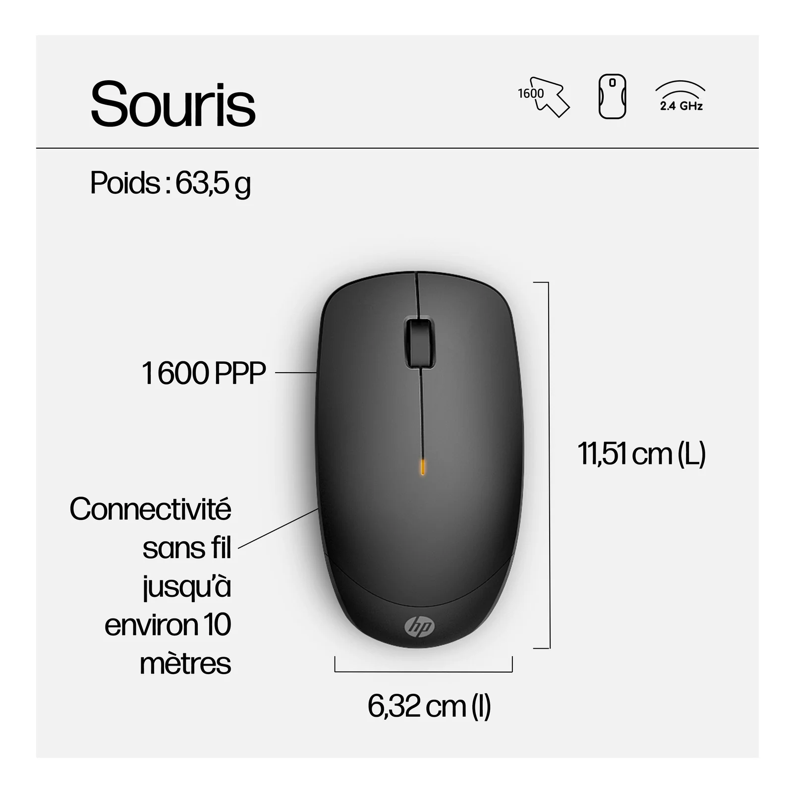 HP Ensemble clavier et souris sans fil 230
