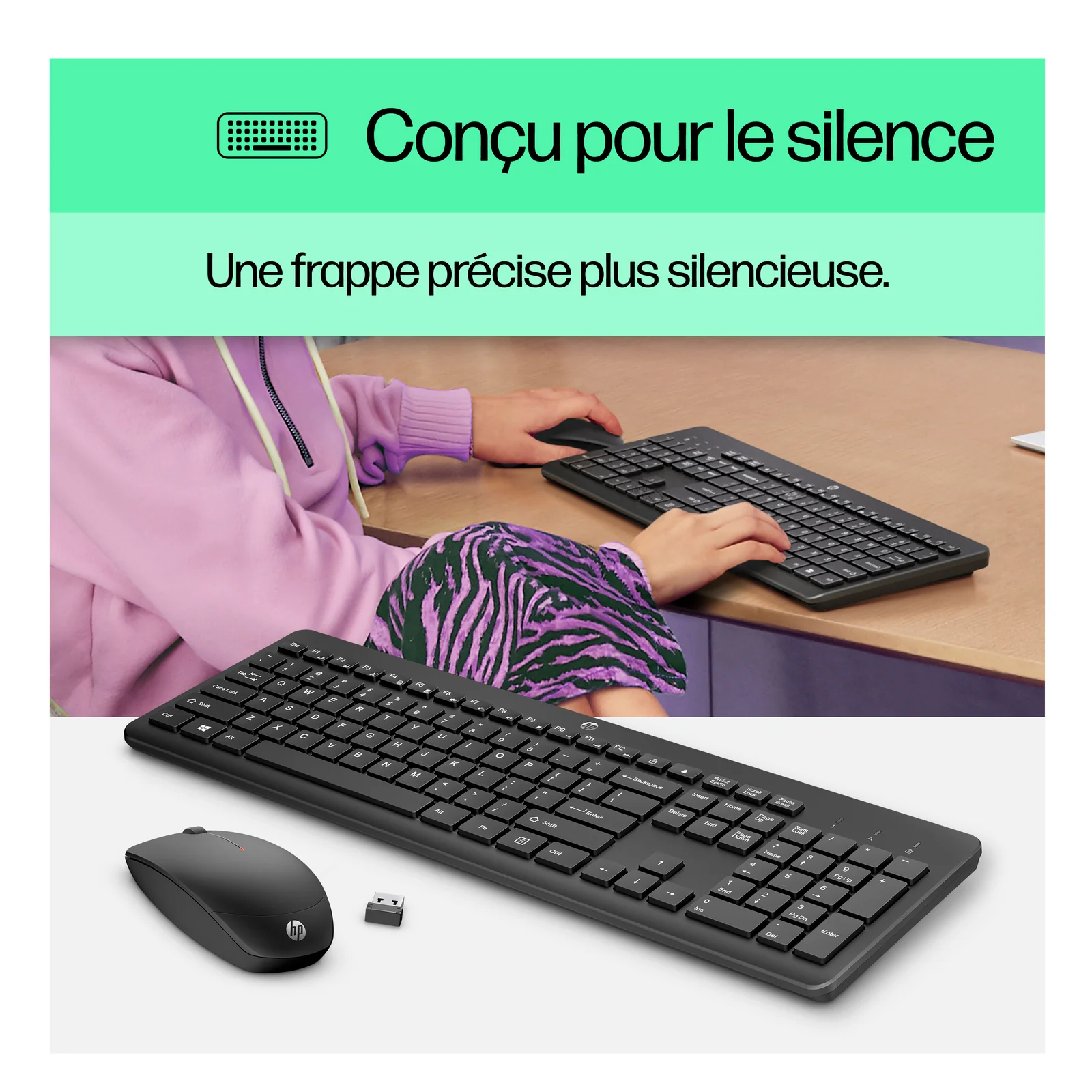 HP Ensemble clavier et souris sans fil 230