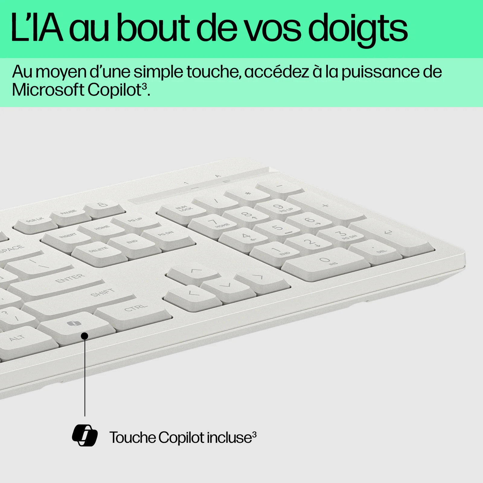 HP Ensemble combiné clavier et souris filaires 225