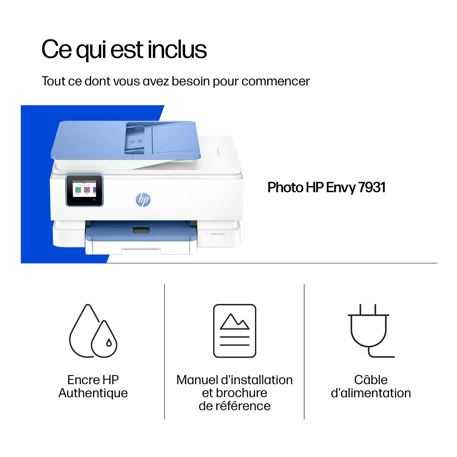 HP ENVY Photo Envy 7931 All-in-One Couleur Imprimante