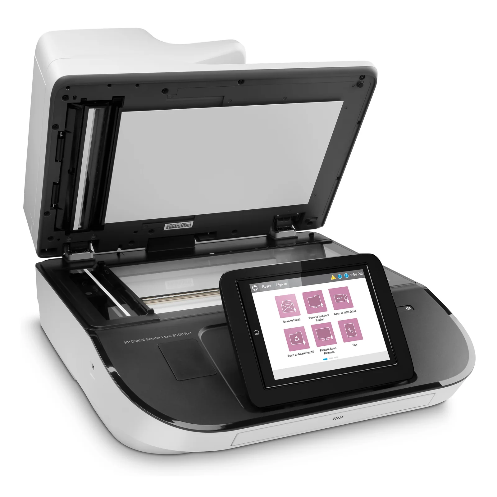 HP Flow 8500 fn2 Scanner à plat et chargeur automatique 600 x 600 DPI