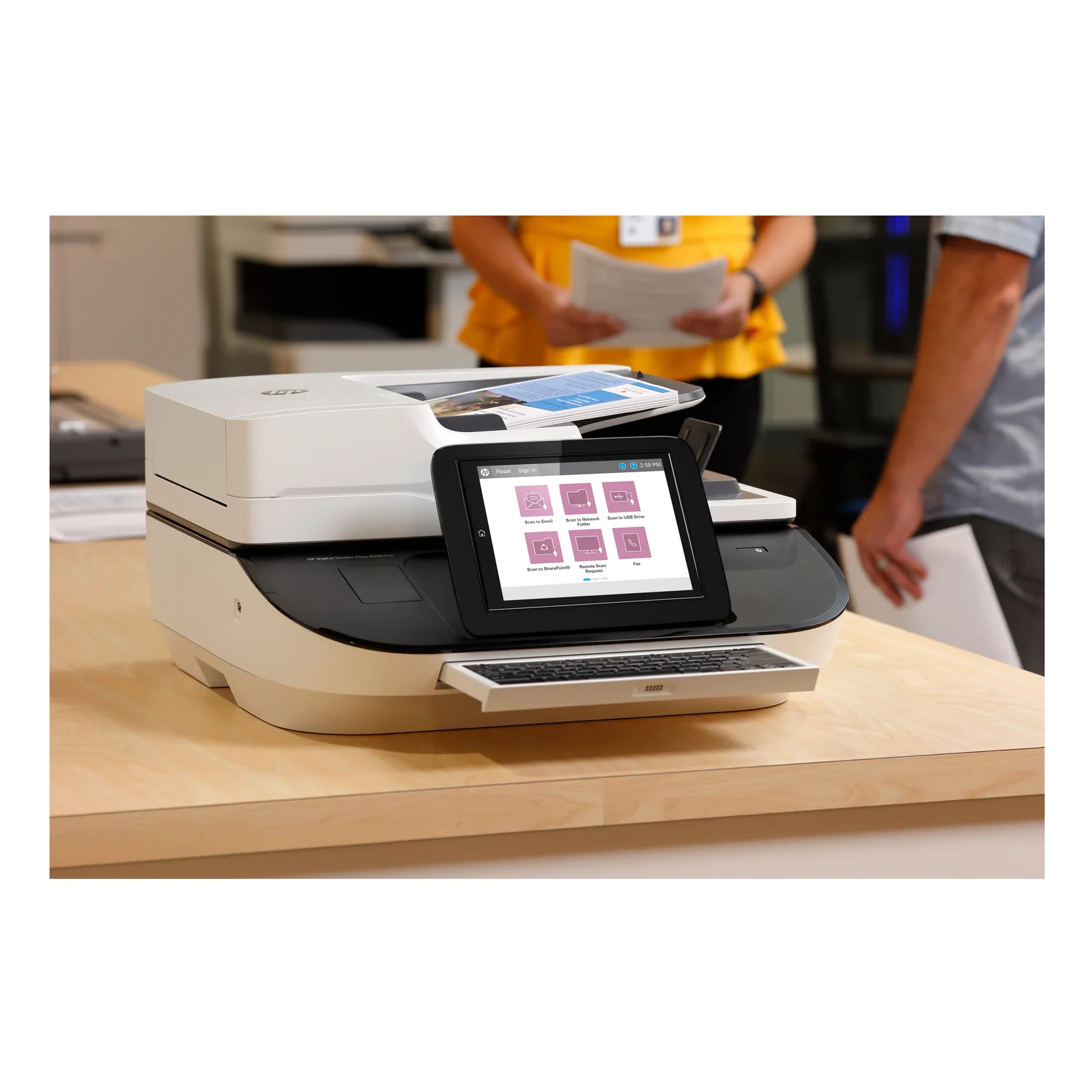 HP Flow 8500 fn2 Scanner à plat et chargeur automatique 600 x 600 DPI