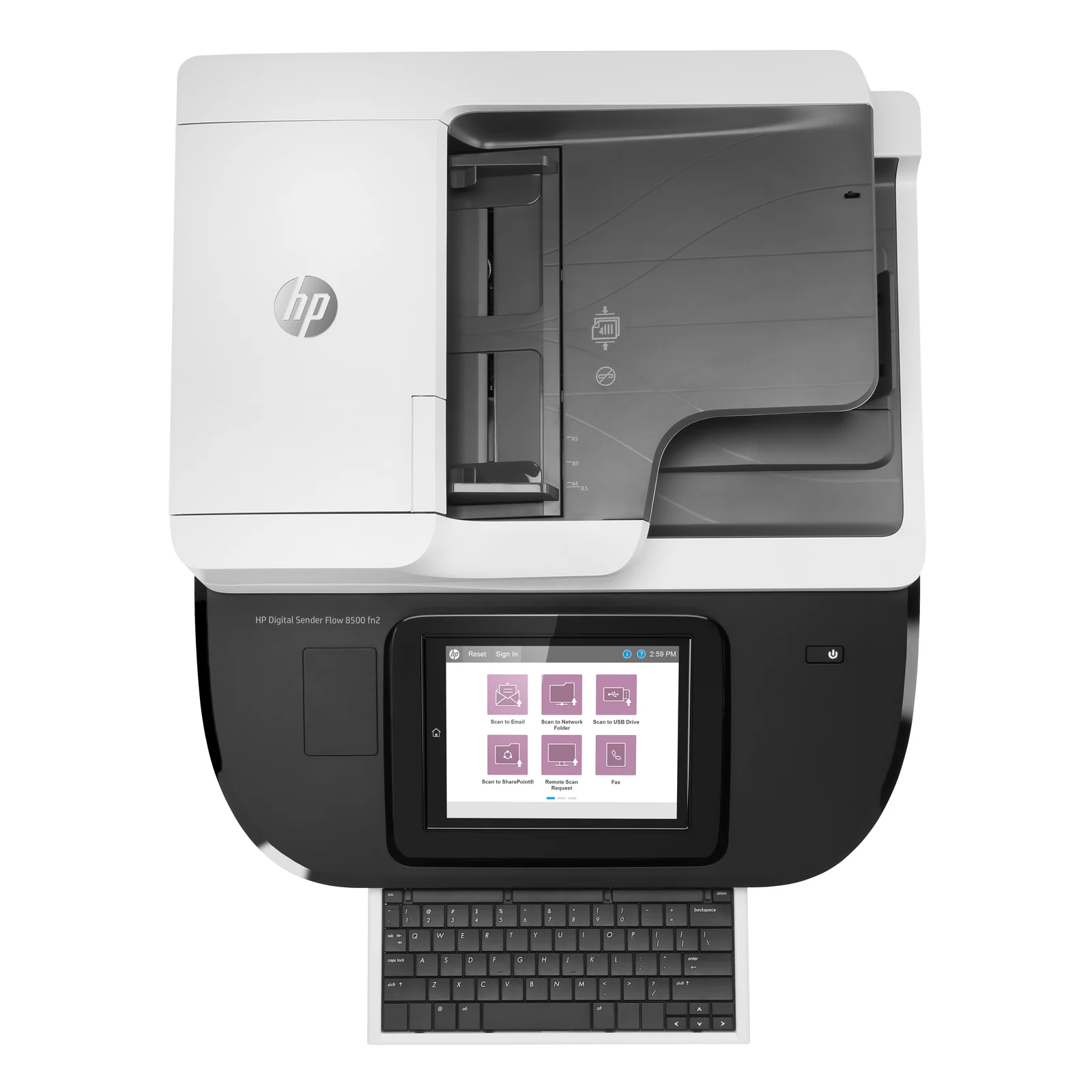 HP Flow 8500 fn2 Scanner à plat et chargeur automatique 600 x 600 DPI