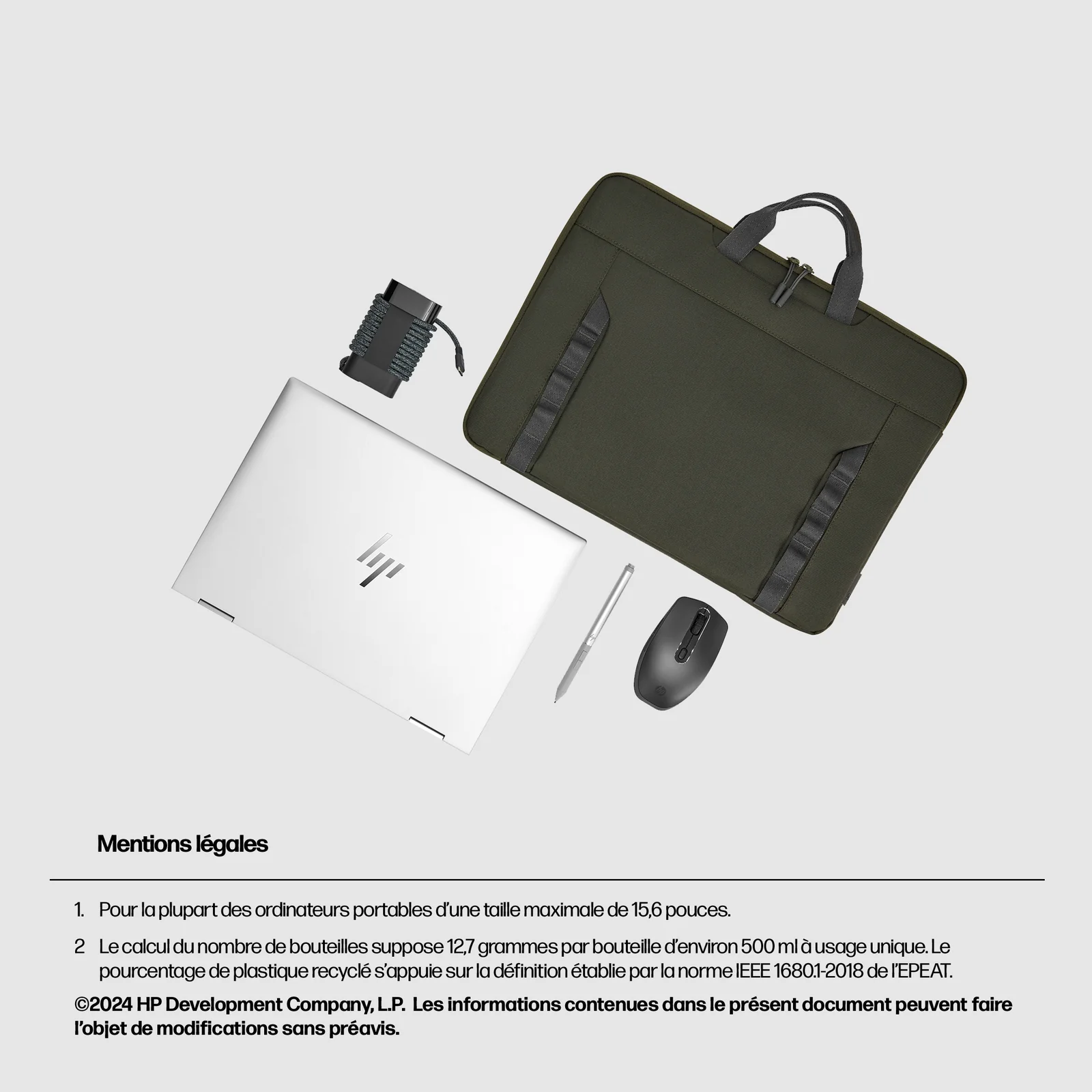 HP Housse modulaire pour PC portable 15,6 pouces