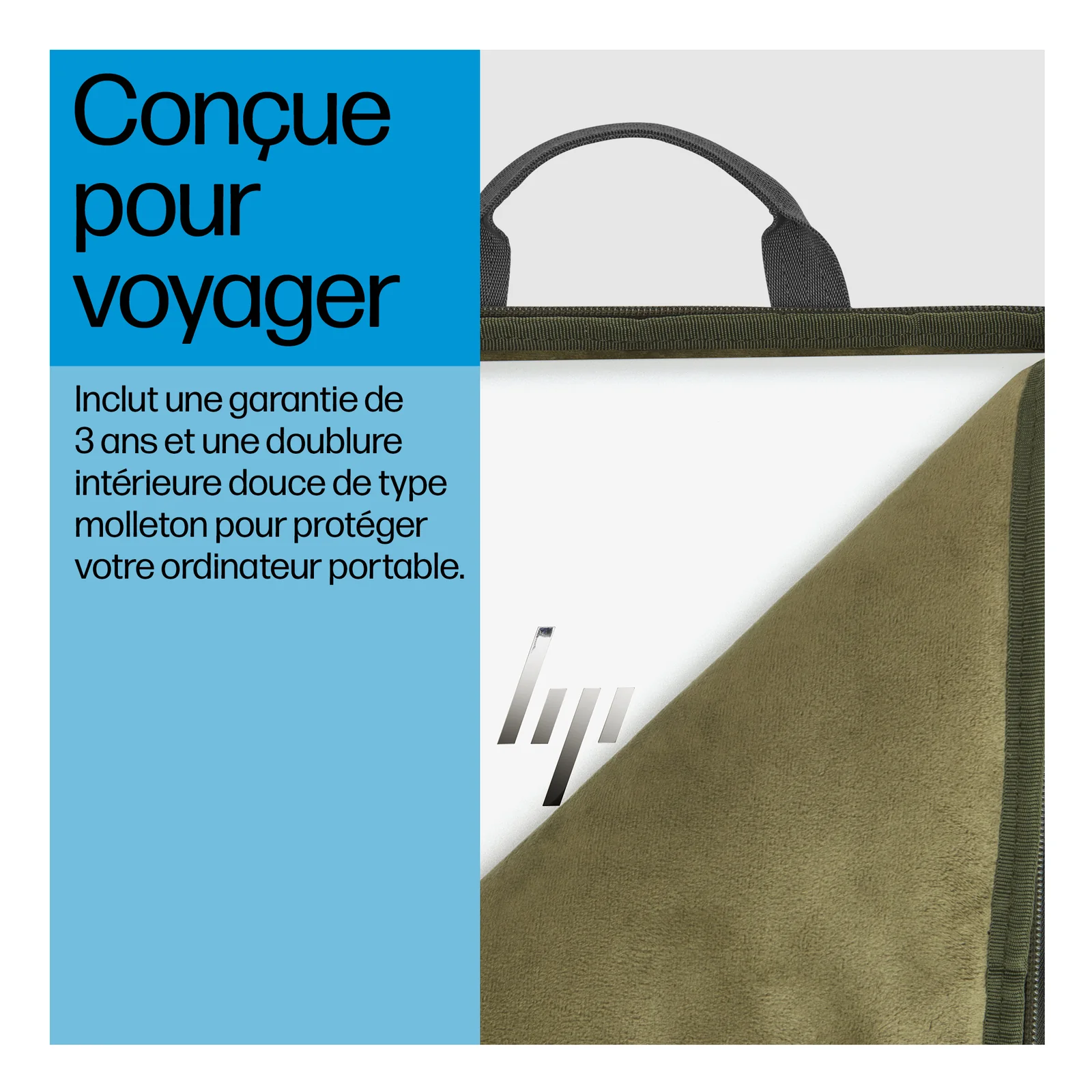 HP Housse modulaire pour PC portable 15,6 pouces