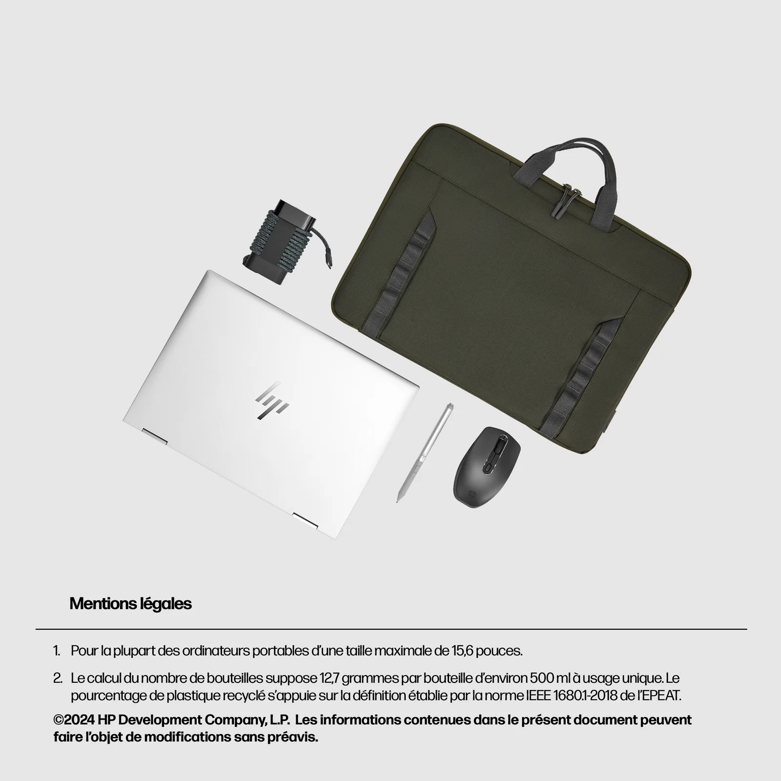 HP Housse modulaire pour PC portable 15,6 pouces