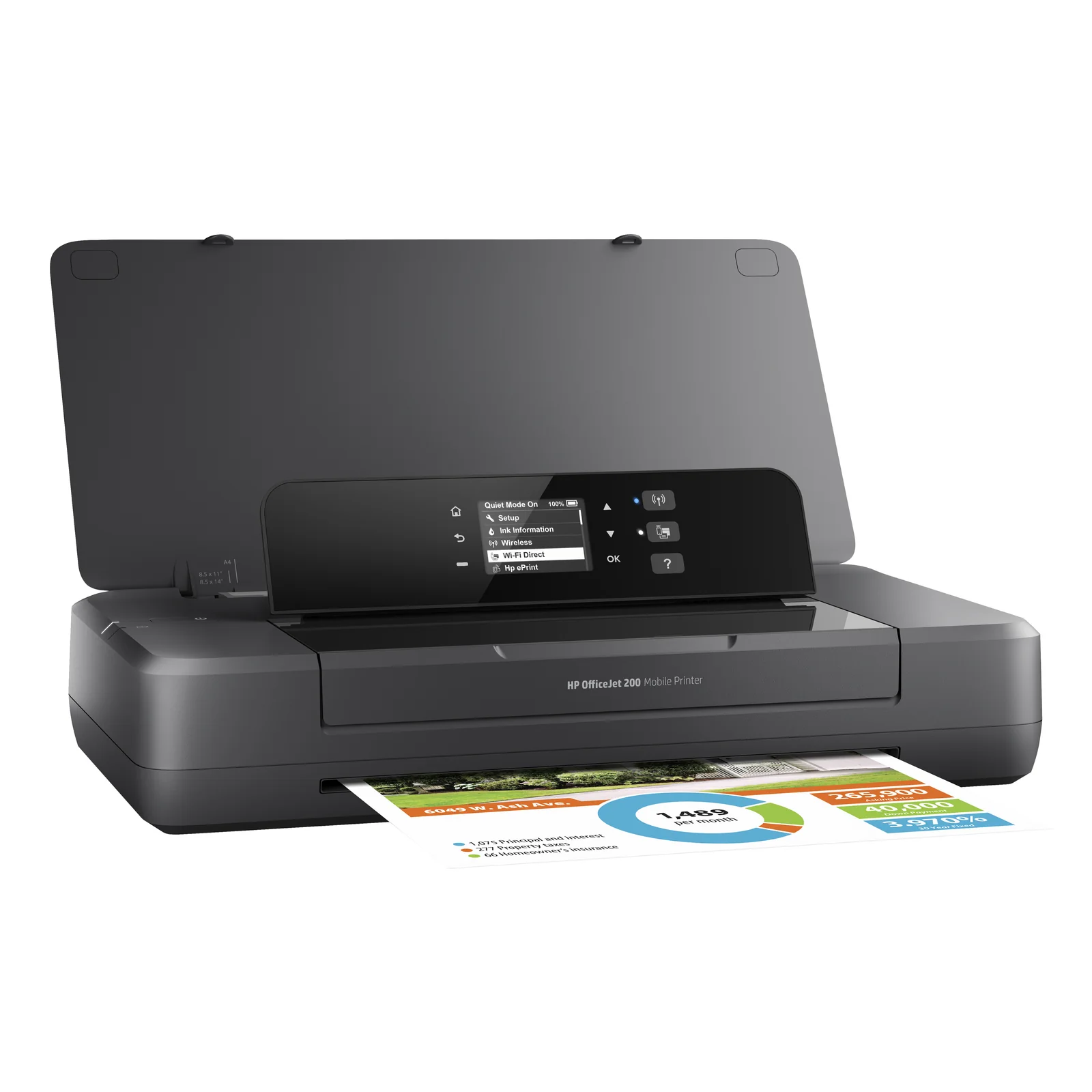 HP Officejet 200 Mobile Sans fil Couleur Imprimante