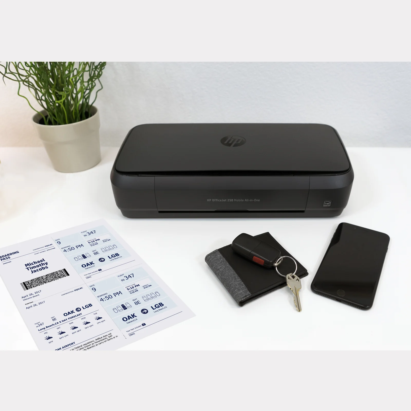 HP OfficeJet Mobile 250 Sans fil All-in-One Couleur Imprimante, Copieur, Scanner