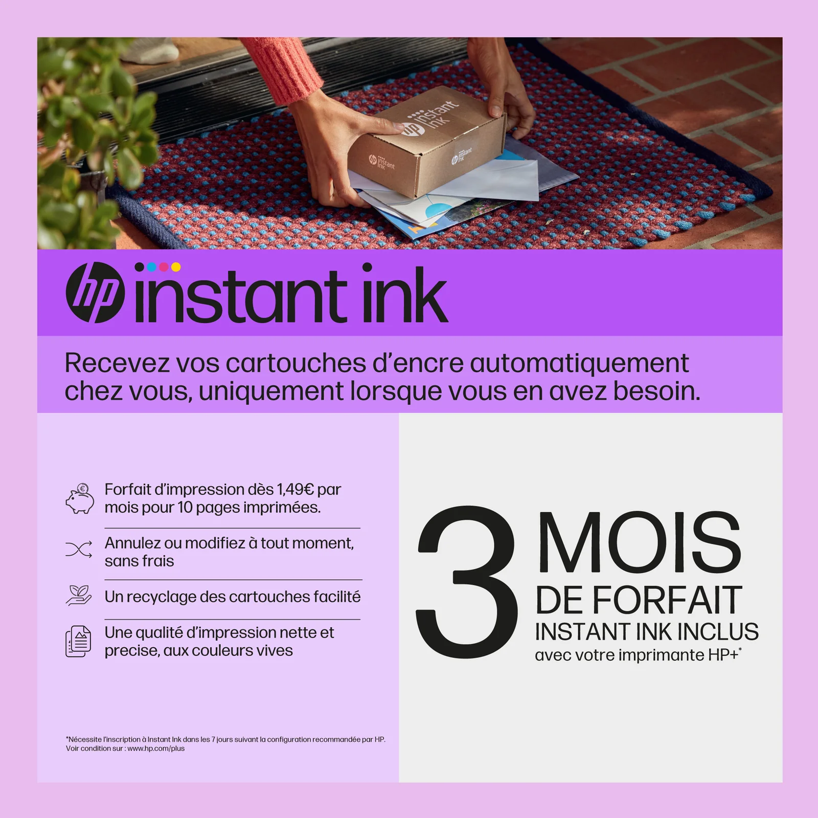 HP OfficeJet Pro 8122e Sans fil All-in-One Couleur Imprimante, Instant Ink; Impression recto-verso