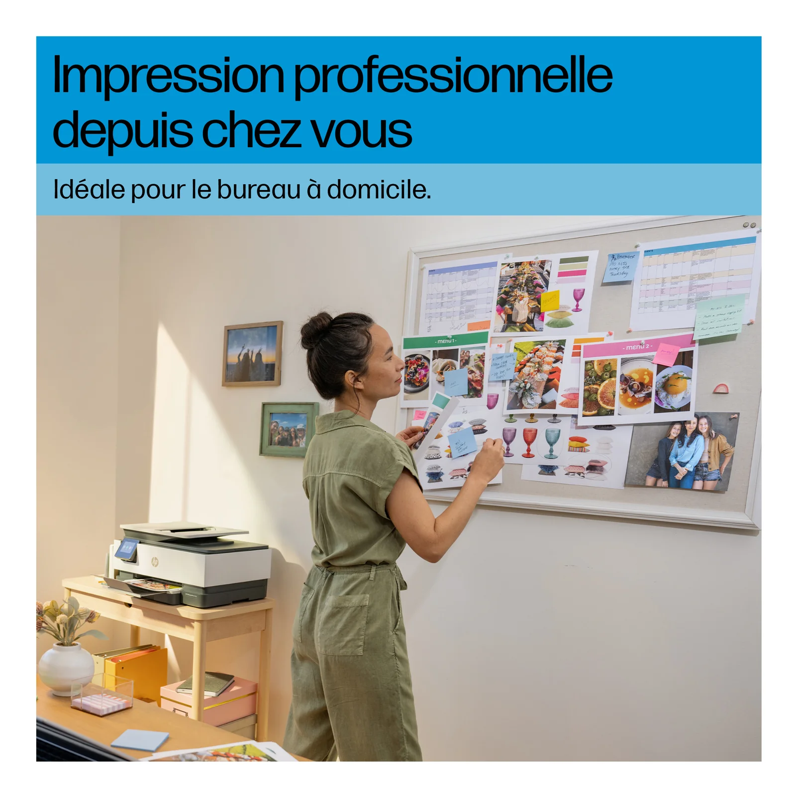 HP OfficeJet Pro 8135e Sans fil All-in-One Couleur Imprimante, Instant Ink; Impression recto-verso