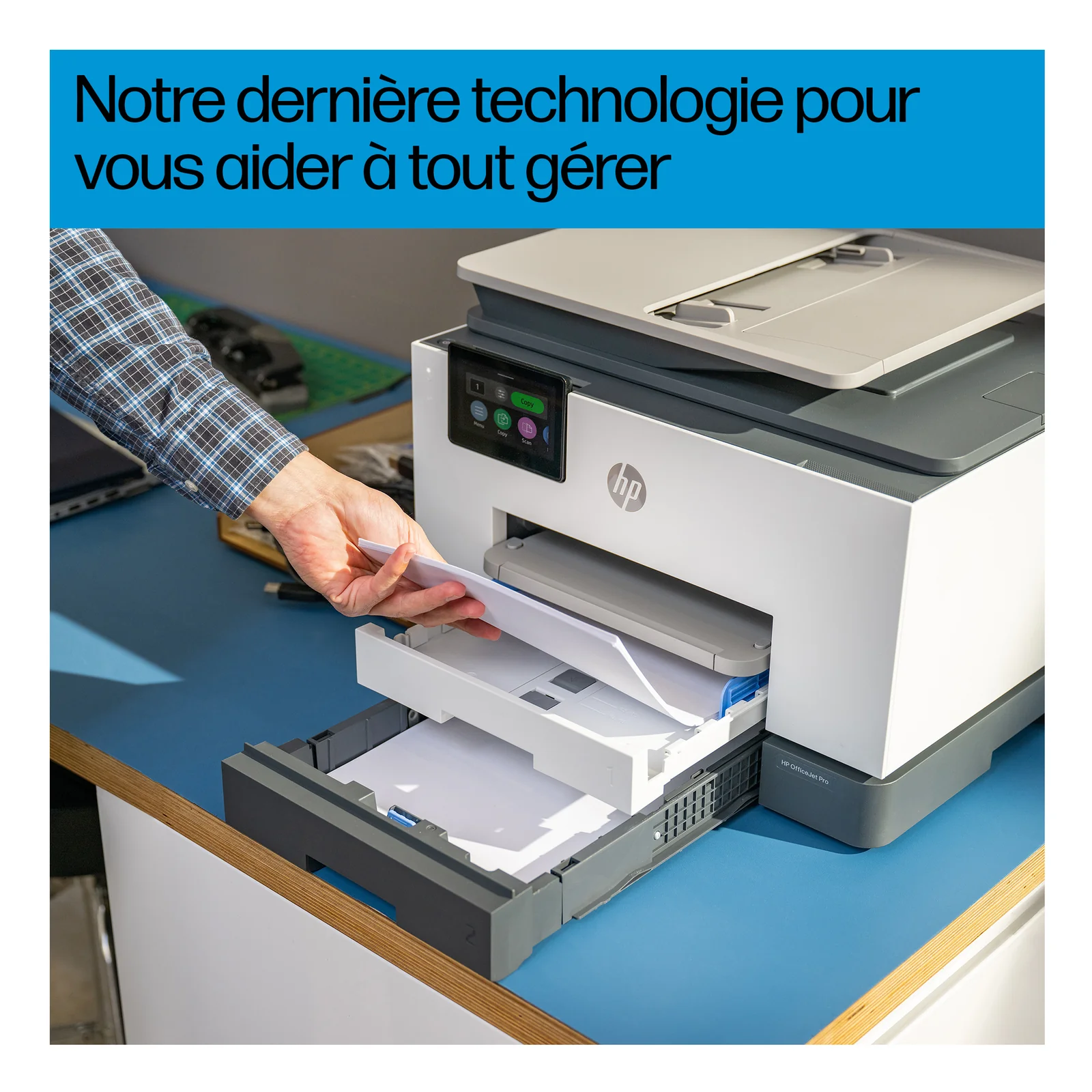 HP OfficeJet Pro 9130b Sans fil All-in-One Couleur Imprimante, Impression recto-verso; copieur, scanner