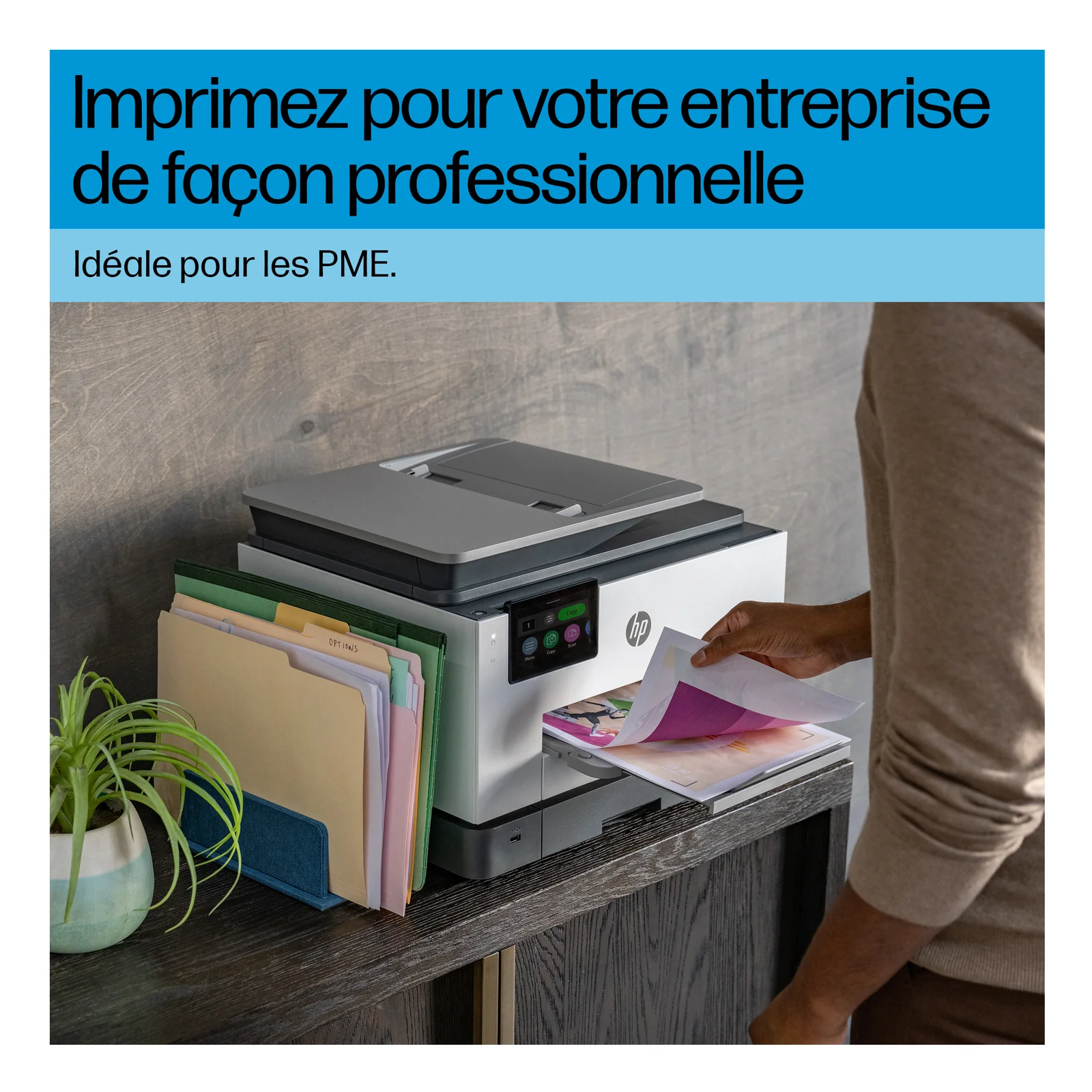 HP OfficeJet Pro 9135e Sans fil All-in-One Couleur Imprimante, Instant Ink; Impression recto-verso