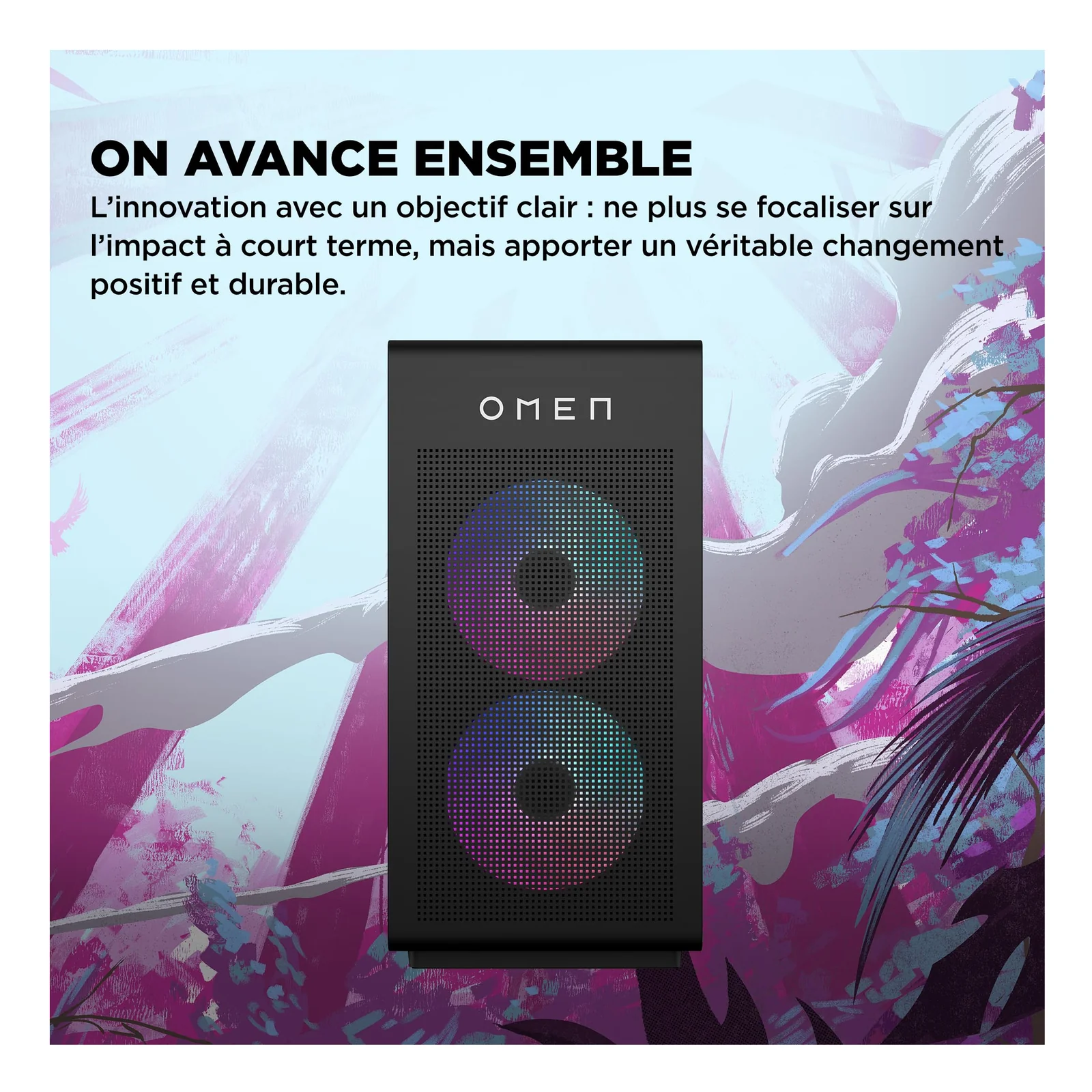HP OMEN 35L Gaming Desktop GT16-1012nf AMD Ryzen™ 9 9900X3D 64 Go DDR5-SDRAM 4 To SSD NVIDIA GeForce RTX 5080 Windows 11 Home Tower PC Noir