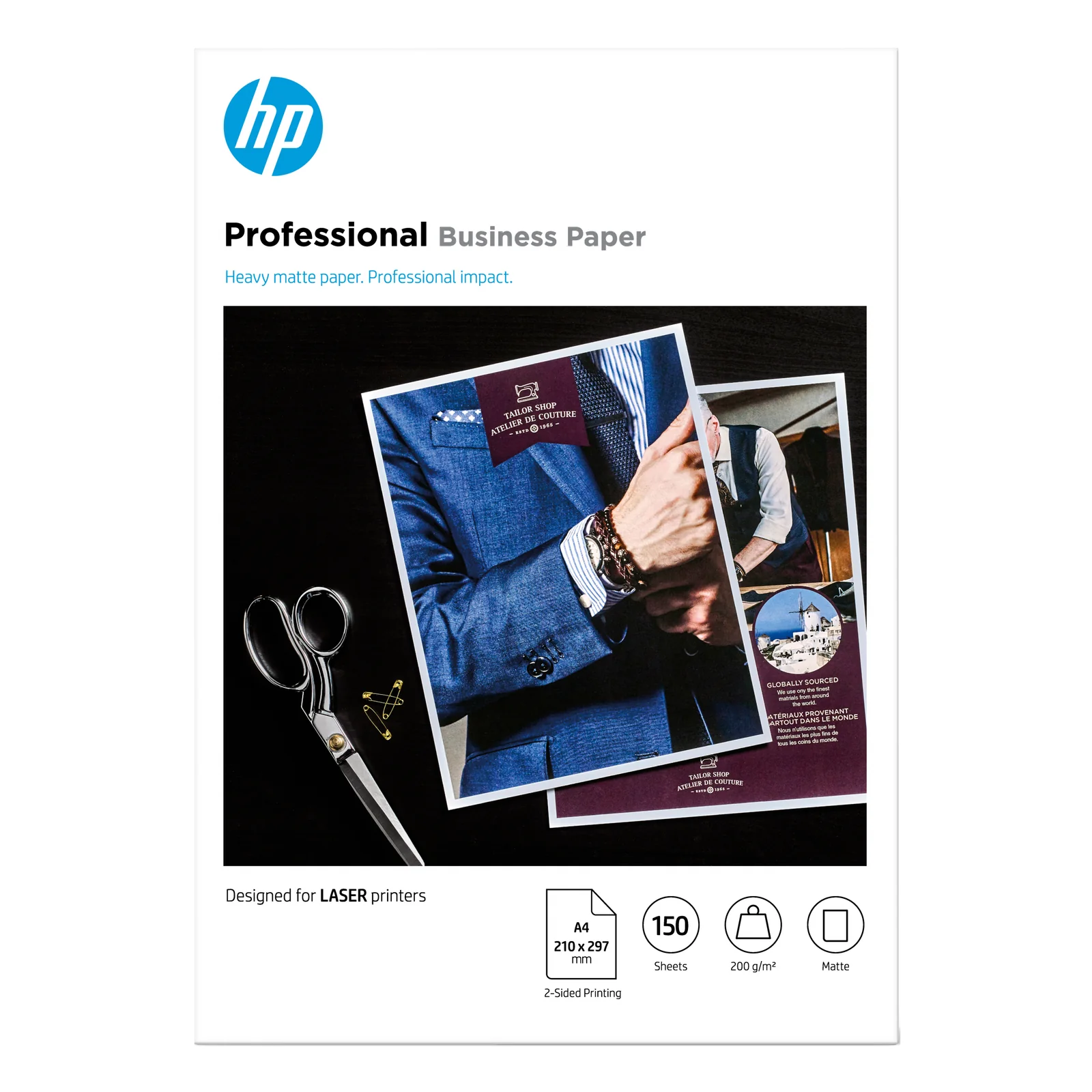 Papier laser mat FSC Professionnel - 200 g/m² (150 feuilles/A4/210 x 297 mm)