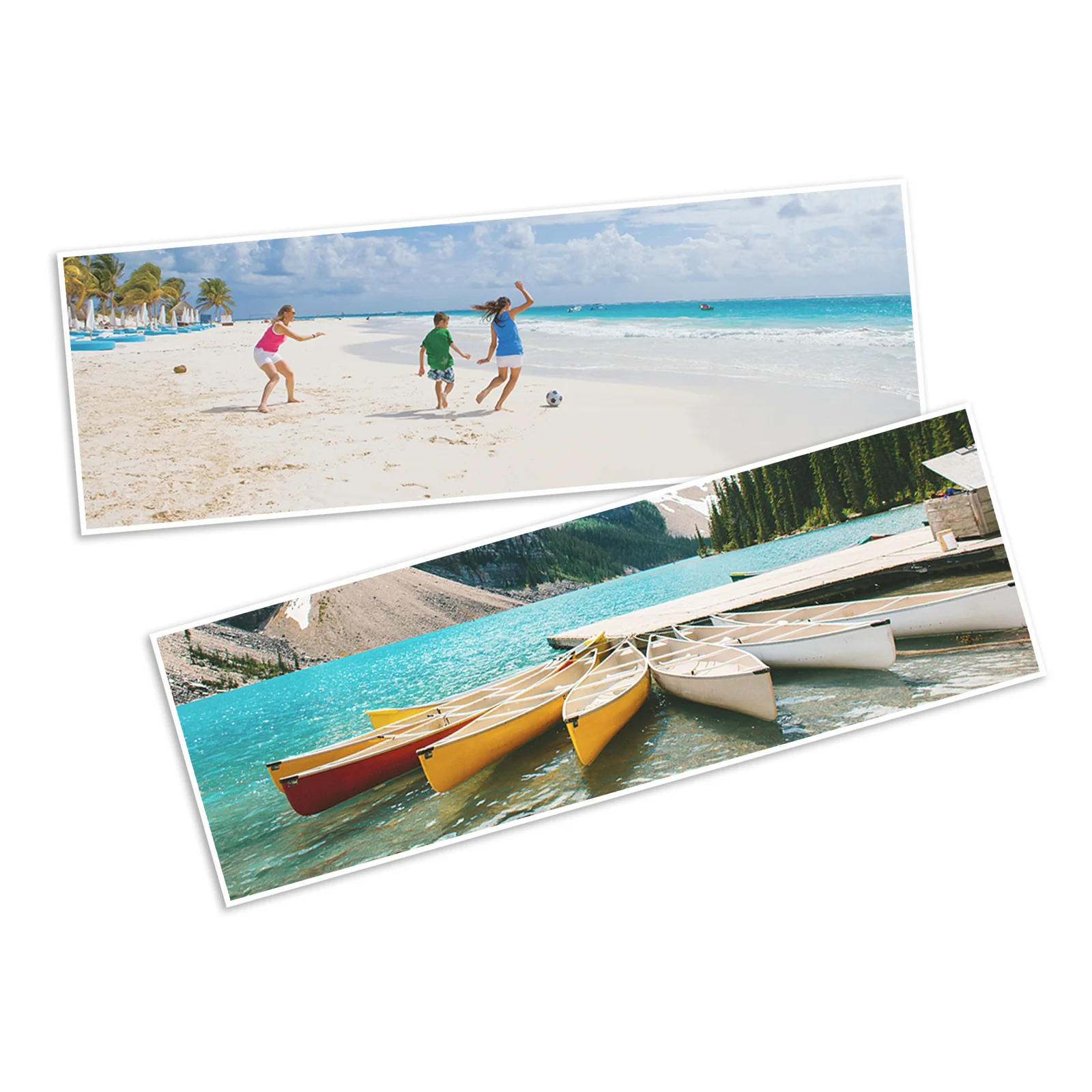 HP Papier photo à finition glacée Advanced, 65 lb, 4 x 12 pouces (101 x 305 mm), 10 feuilles