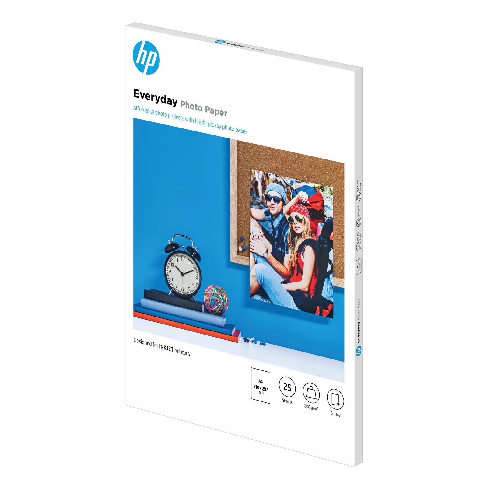 HP Papier photo brillant Everyday - 25 feuilles/A4/210 x 297 mm