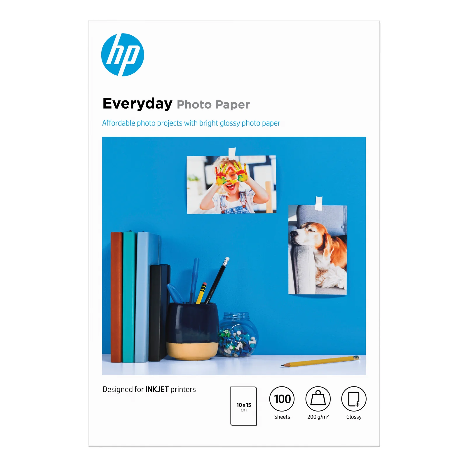 Papier photo Everyday, brillant, 200 g/m2, 10 x 15 cm (101 x 152 mm), 100 feuilles