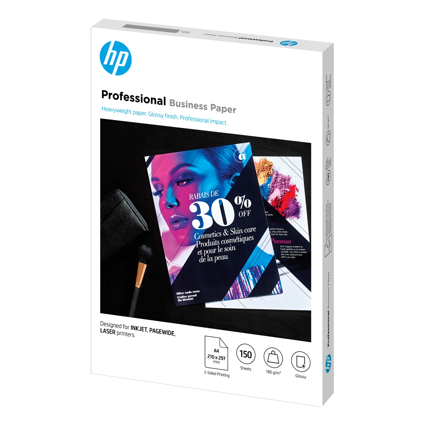 HP Papier Professional Business, brillant, 180 g/m2, A4 (210 x 297 mm), 150 feuilles