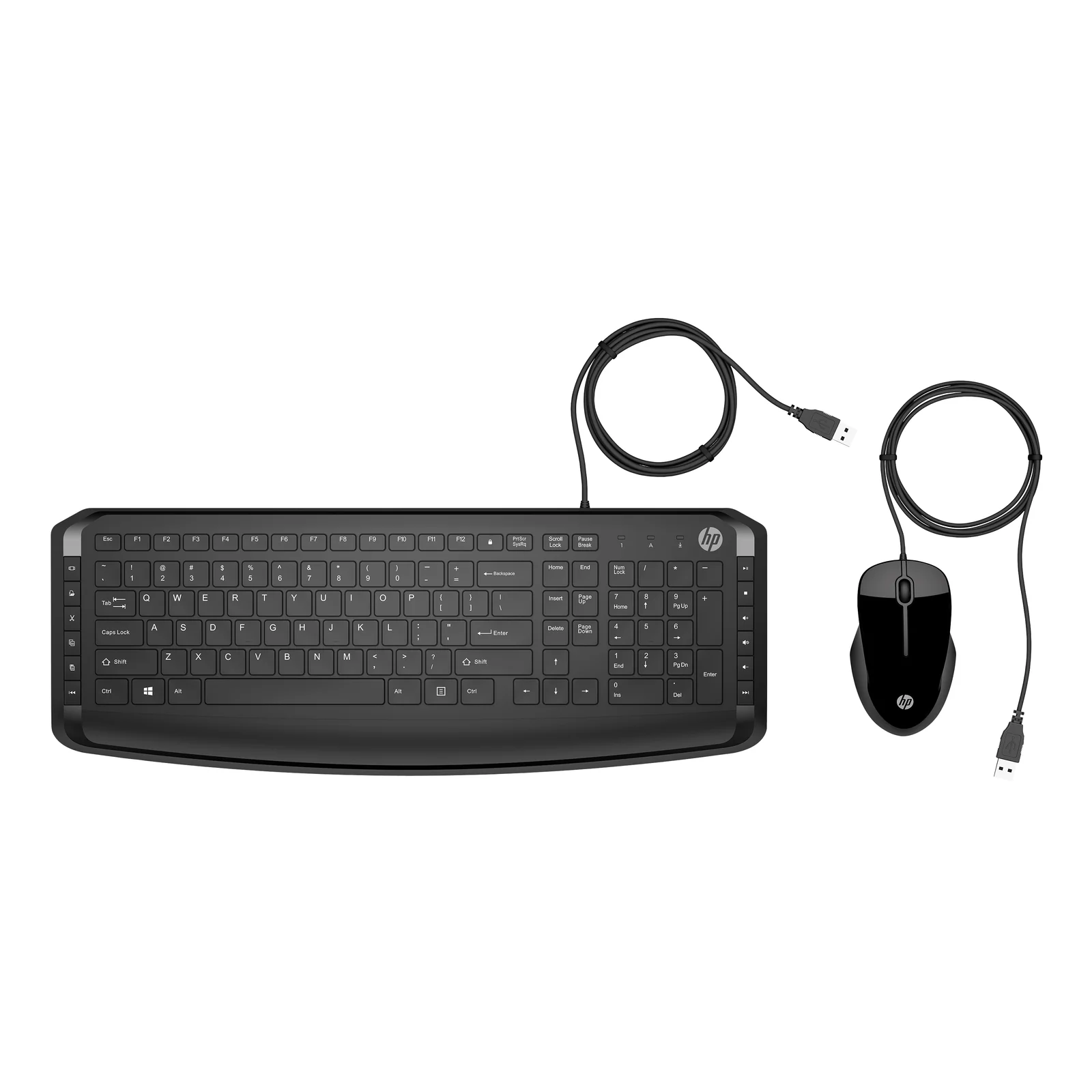 Pavilion KEYBOARD AND MOUSE 200 clavier Souris incluse Universel USB Noir