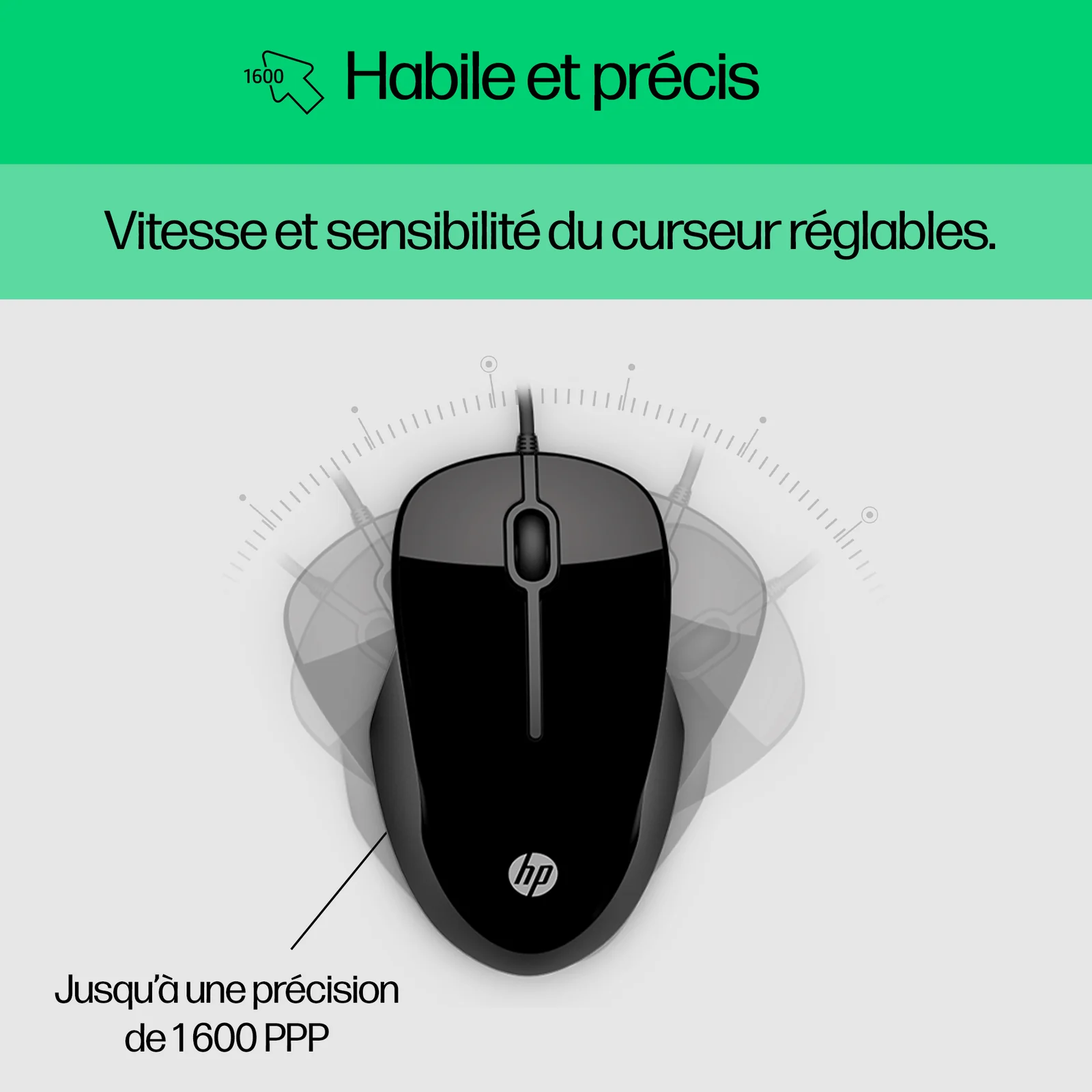 HP Pavilion KEYBOARD AND MOUSE 200 clavier Souris incluse Universel USB Noir