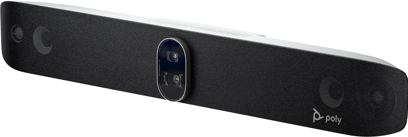 Panneau de connectique droit de la HP Poly Studio X72, ports RJ-45 Ethernet et connecteur d'alimentation CC