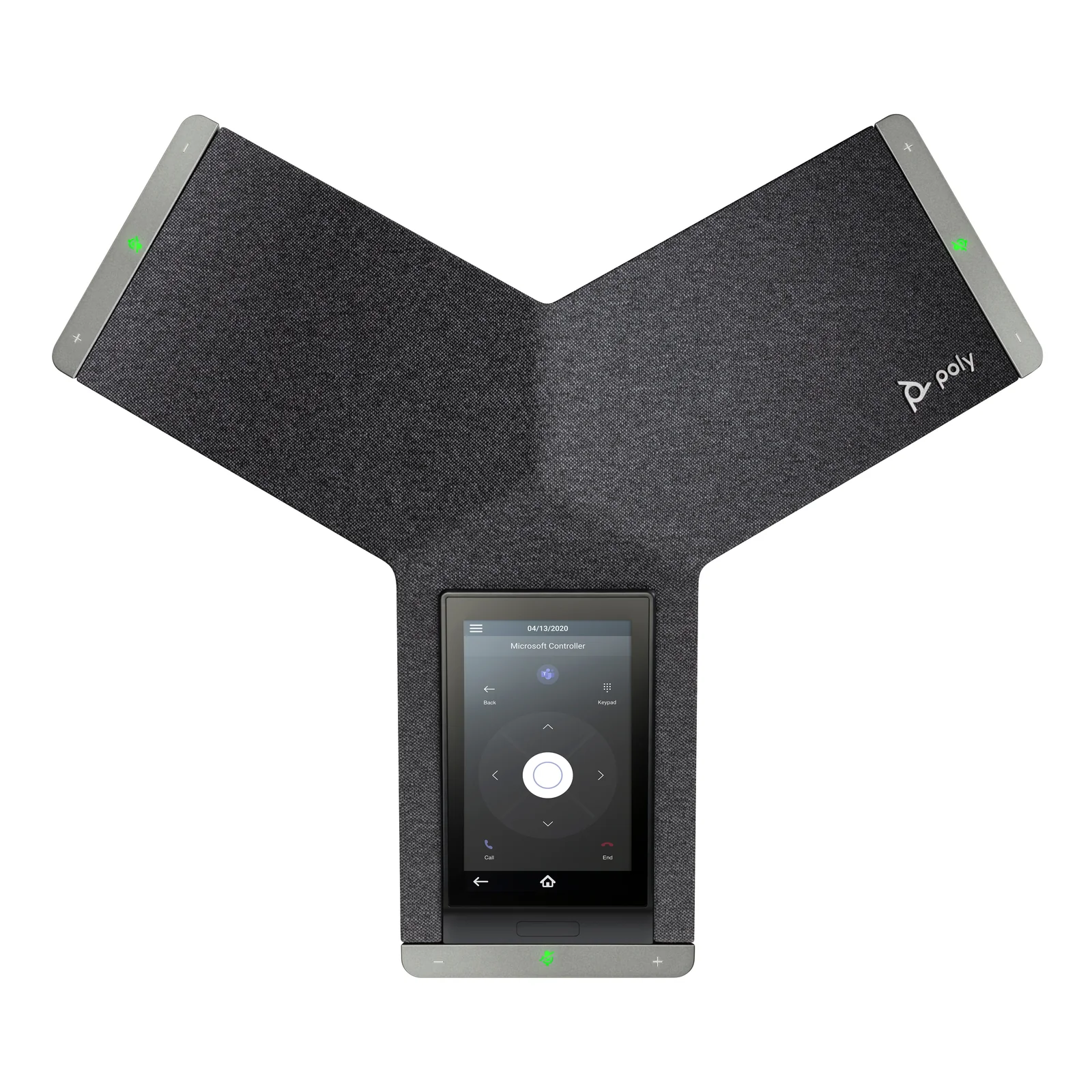 HP Poly Téléphone de conférence IP Poly Trio C60 pour Microsoft Teams, radio complète et compatible PoE