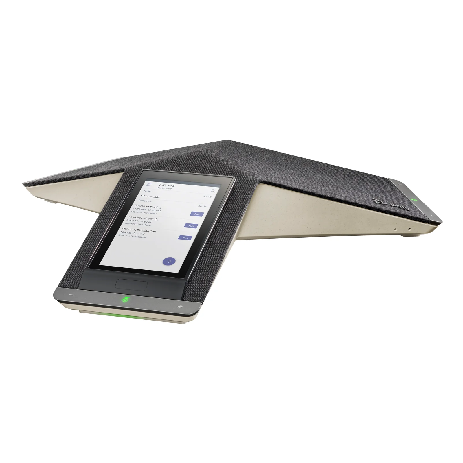HP Poly Téléphone de conférence IP Poly Trio C60 pour Microsoft Teams, radio complète et compatible PoE