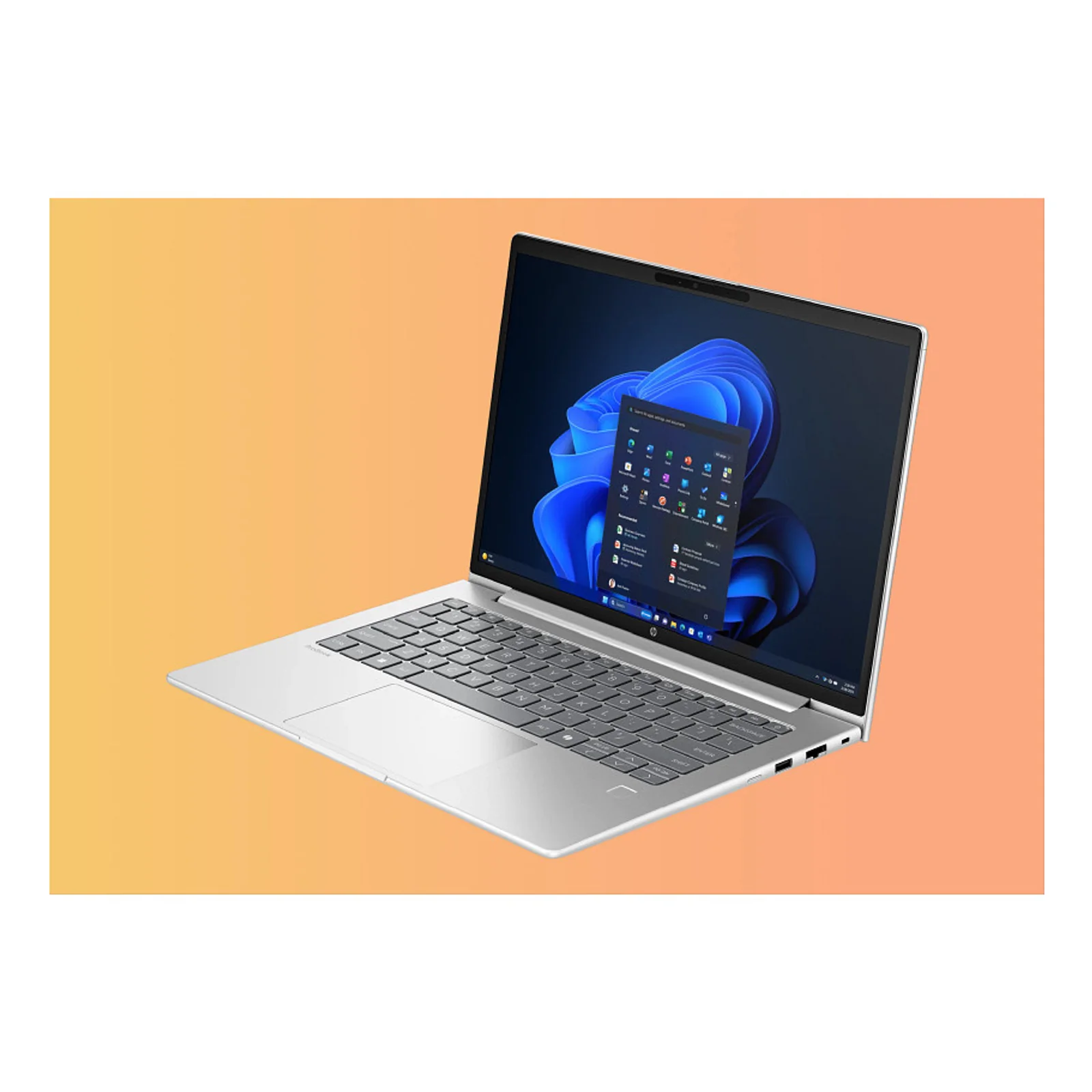 HP ProBook 4 G1i AI Intel Core Ultra 5 225U Ordinateur portable 35,6 cm (14") WUXGA 16 Go DDR5-SDRAM 512 Go SSD Wi-Fi 7 (802.11be) Windows 11 Pro AI PC Argent