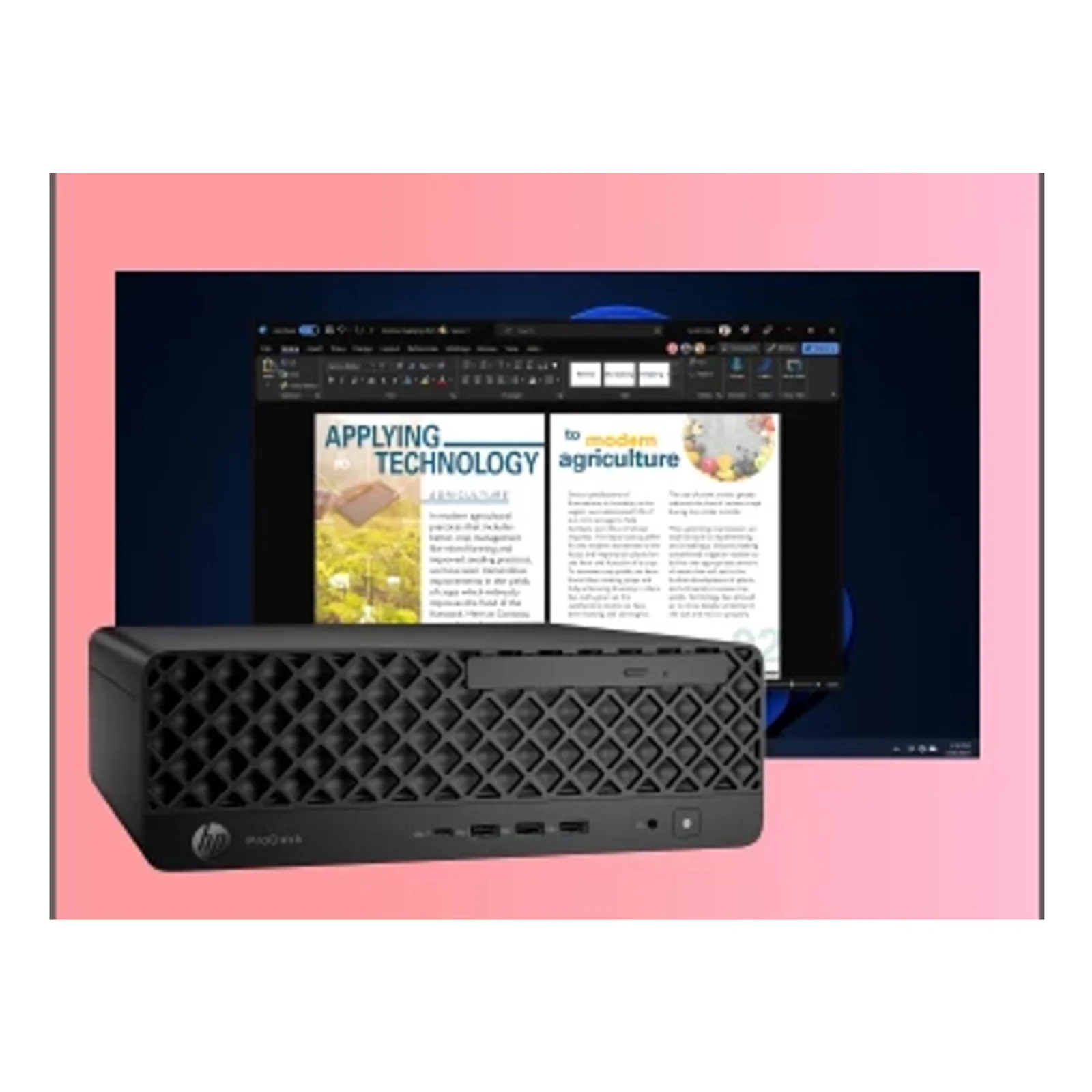 HP ProDesk 4 SFF G1i Desktop AI PC Intel Core Ultra 7 265 32 Go DDR5-SDRAM 1 To SSD Windows 11 Pro Noir
