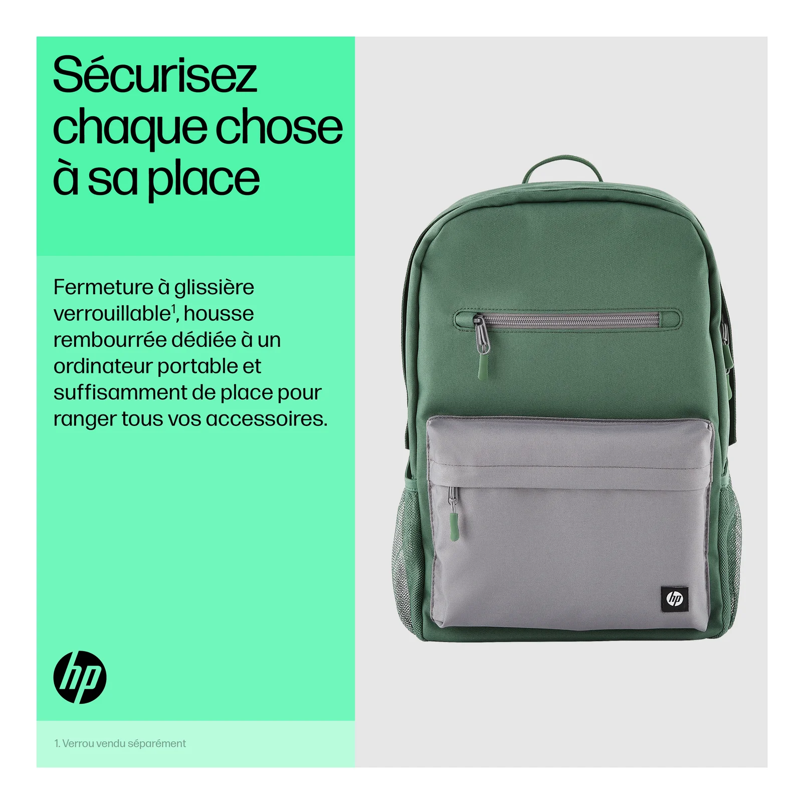 HP Sac à dos Campus (vert)